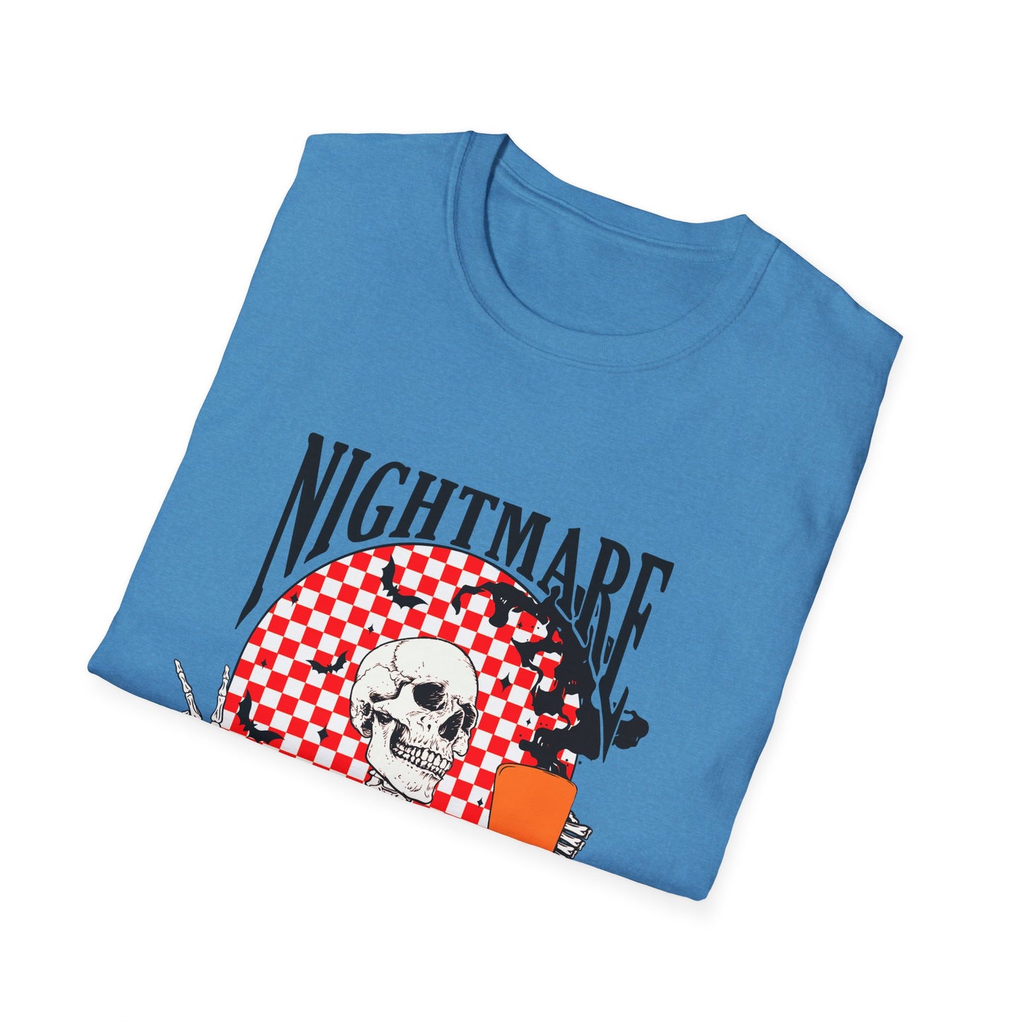 Nightmare Before Coffee Unisex T-Shirt, Halloween Gift, Skeleton Tee, Funny Coffee Shirt, Graphic Tee for Coffee Lovers