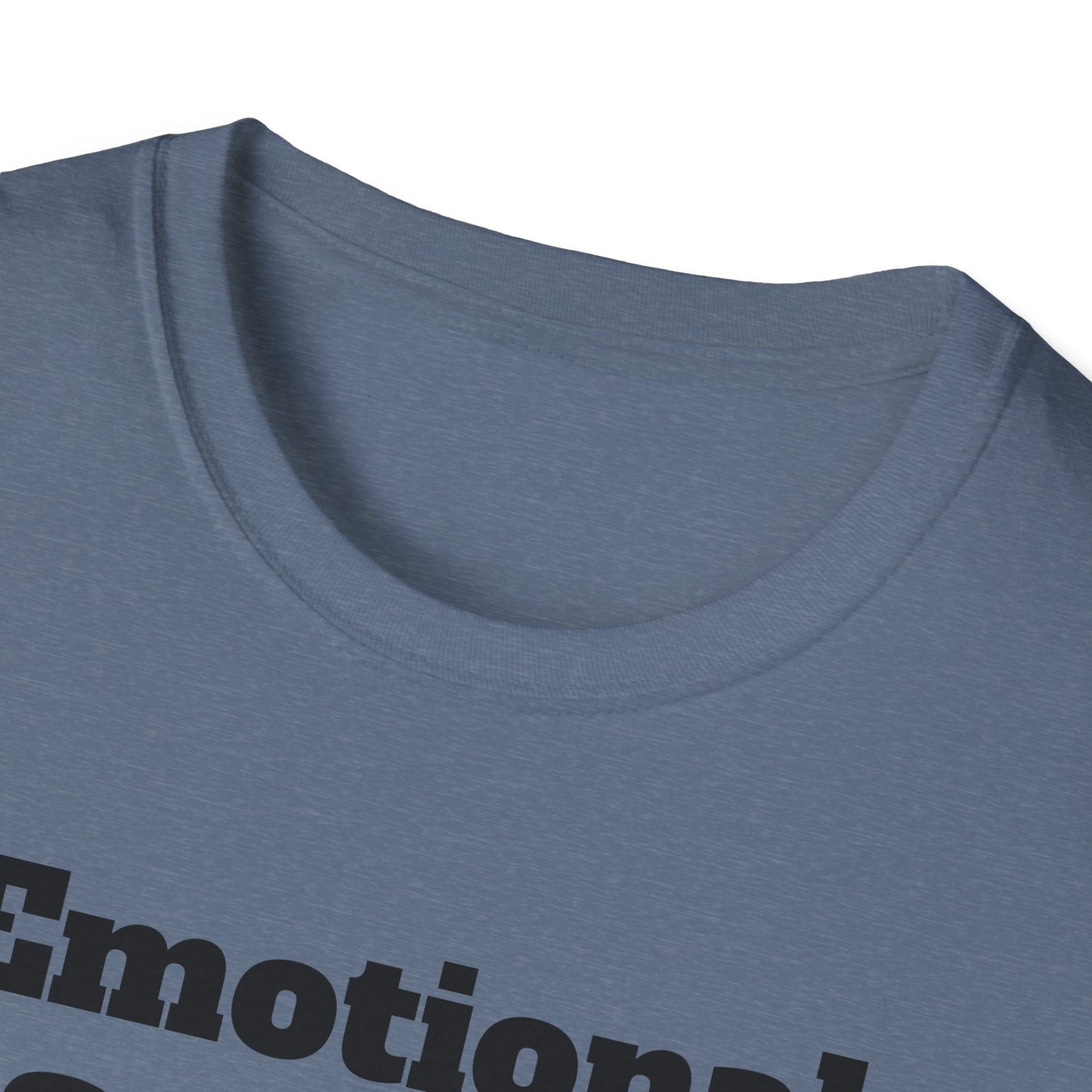 Emotional Support Human T-Shirt, Unisex Funny Tee, Pet Lover Gift, Animal Support Shirt, Casual Wear for Humans, Cute Animal Paw Print