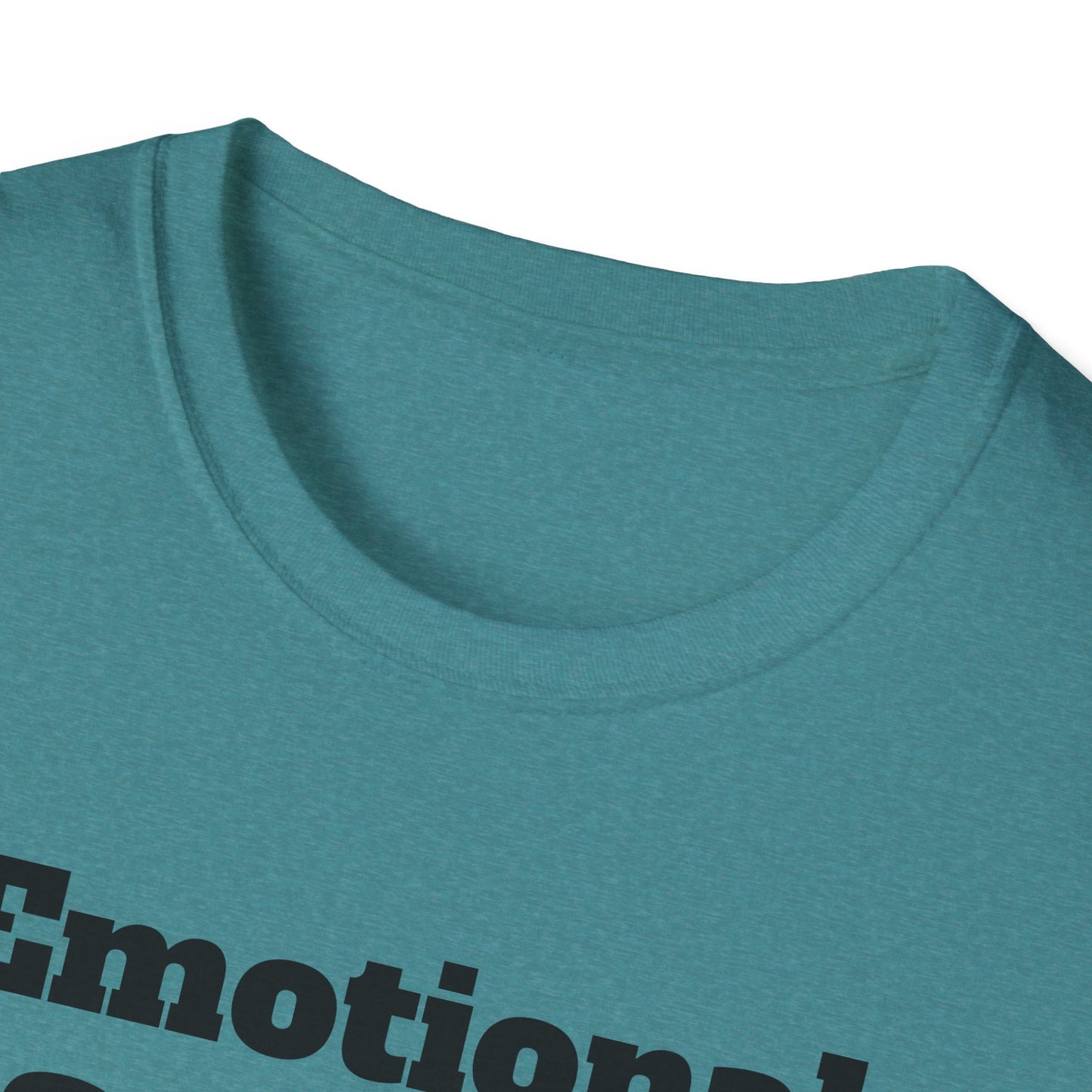 Emotional Support Human T-Shirt, Unisex Funny Tee, Pet Lover Gift, Animal Support Shirt, Casual Wear for Humans, Cute Animal Paw Print