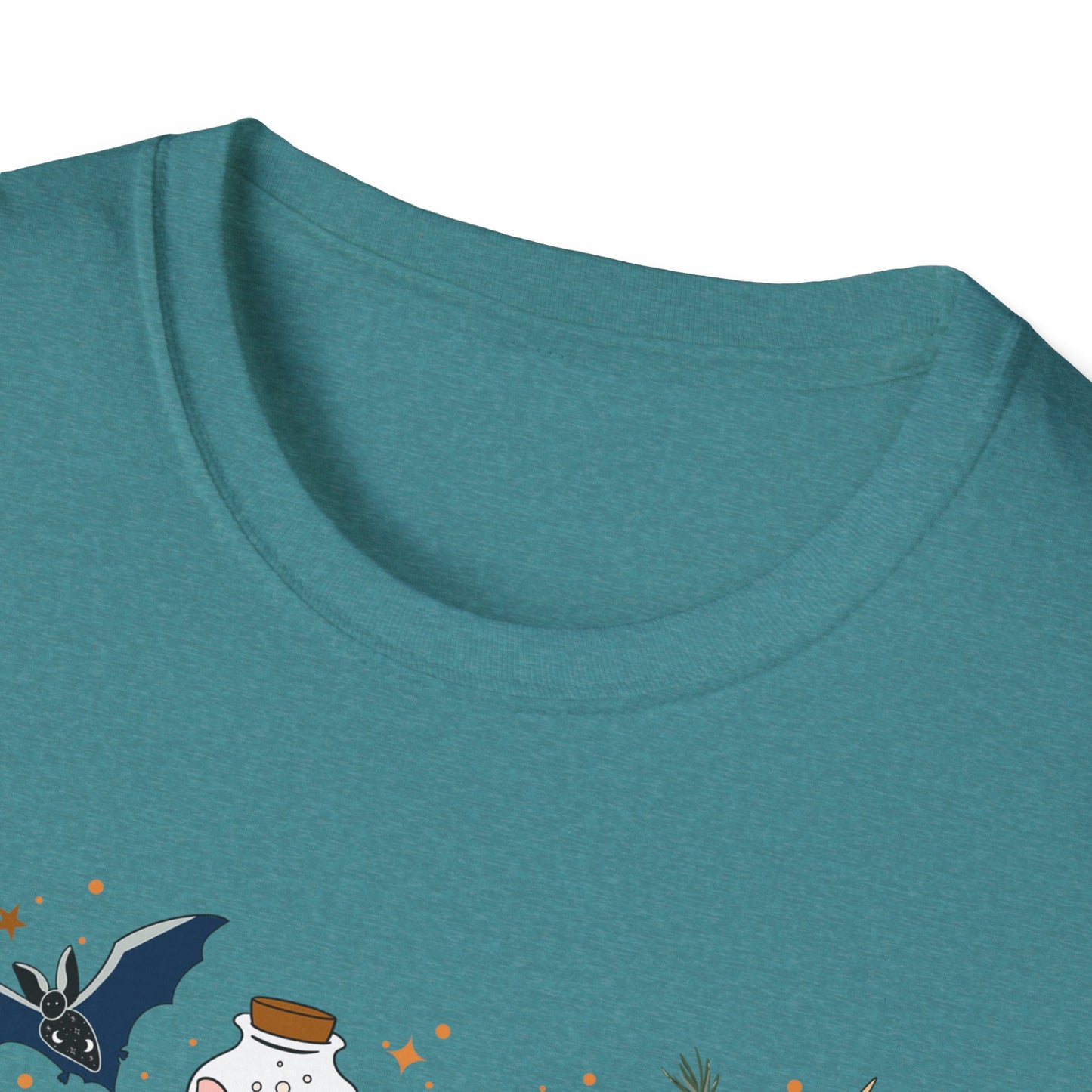 Boho Mystic Unisex T-Shirt, Cute Casual Tee for Everyday Wear, Perfect for Halloween, Gift for Witchy Friends, Trendy Graphic Tee