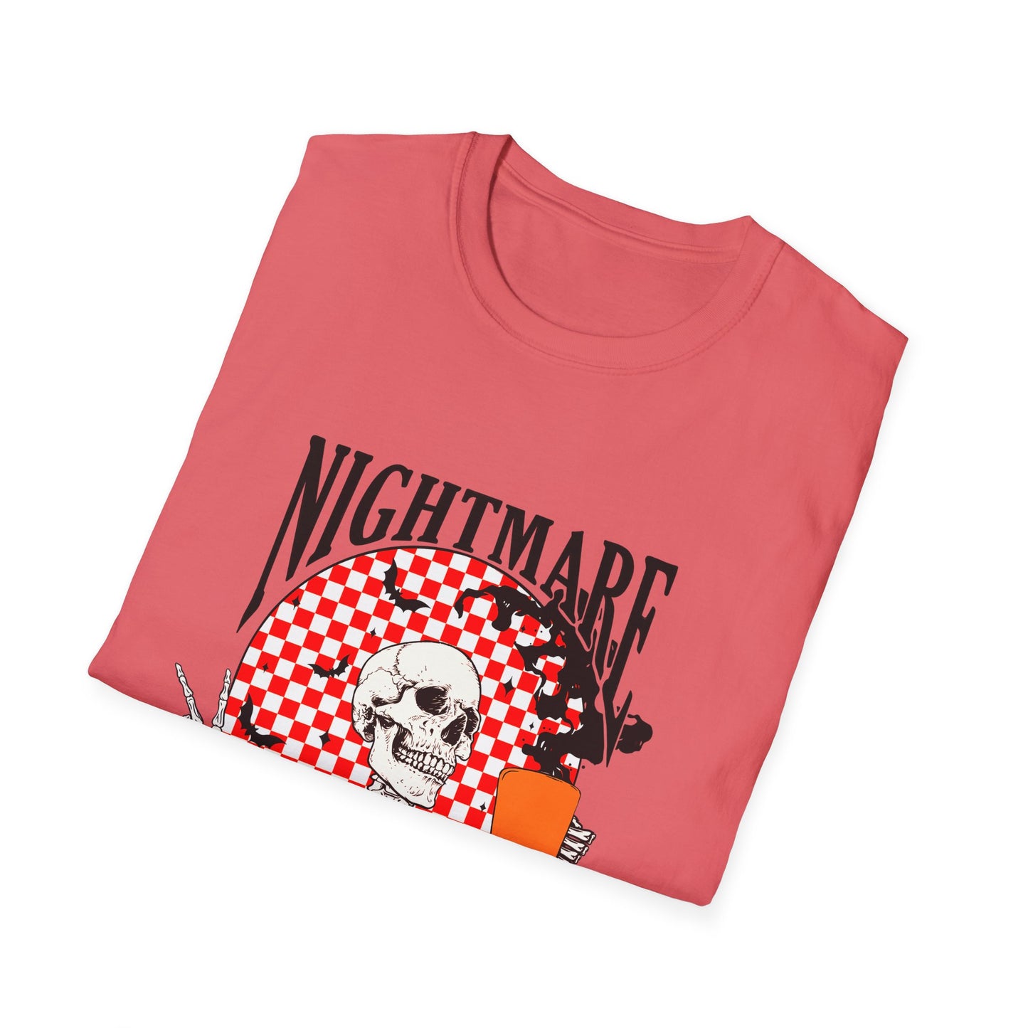 Nightmare Before Coffee Unisex T-Shirt, Halloween Gift, Skeleton Tee, Funny Coffee Shirt, Graphic Tee for Coffee Lovers