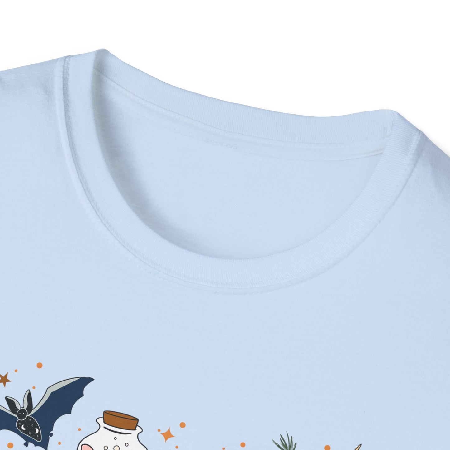 Boho Mystic Unisex T-Shirt, Cute Casual Tee for Everyday Wear, Perfect for Halloween, Gift for Witchy Friends, Trendy Graphic Tee