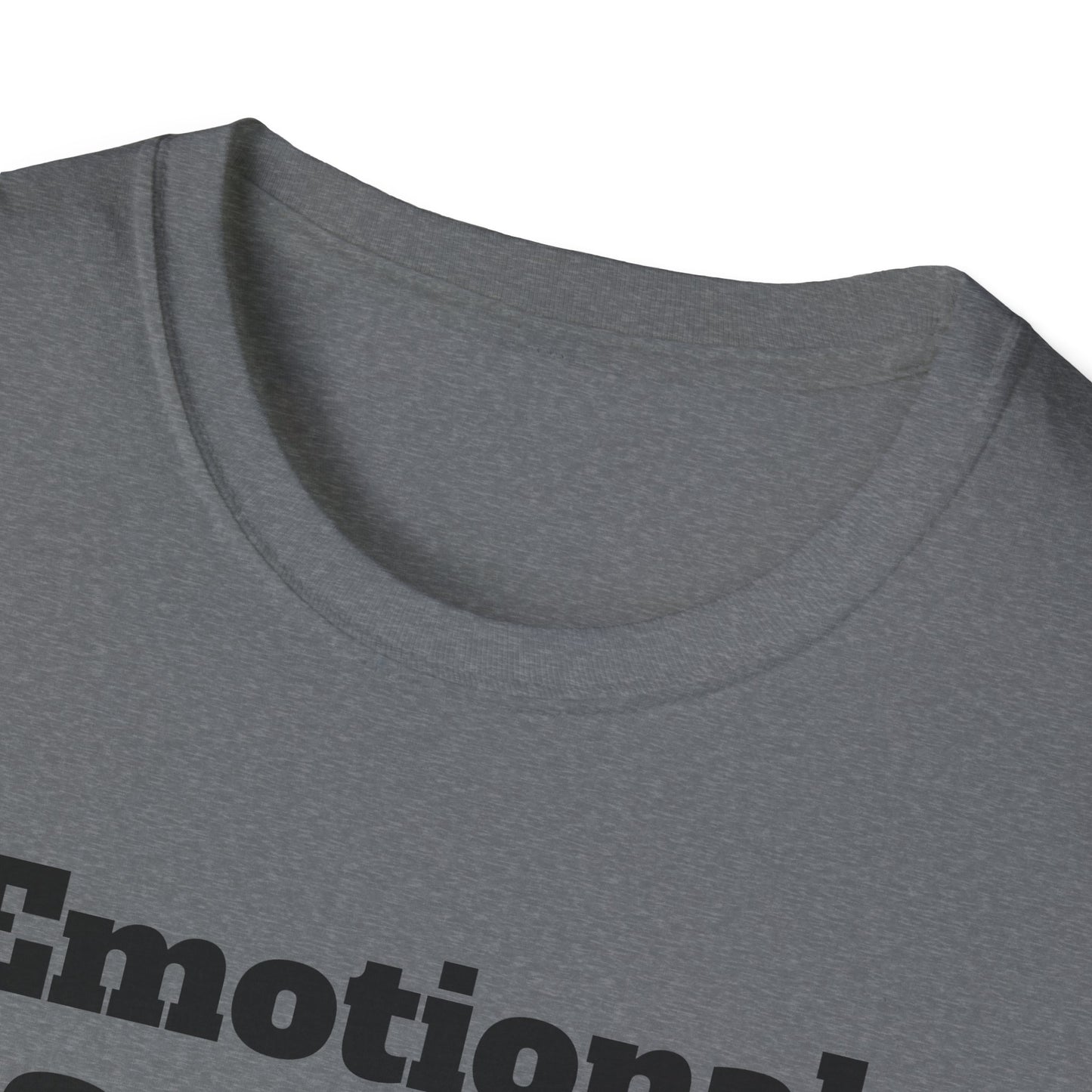 Emotional Support Human T-Shirt, Unisex Funny Tee, Pet Lover Gift, Animal Support Shirt, Casual Wear for Humans, Cute Animal Paw Print