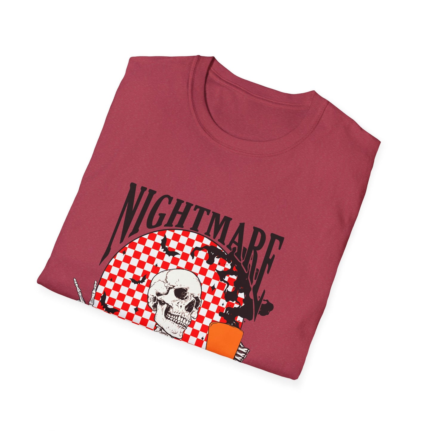 Nightmare Before Coffee Unisex T-Shirt, Halloween Gift, Skeleton Tee, Funny Coffee Shirt, Graphic Tee for Coffee Lovers