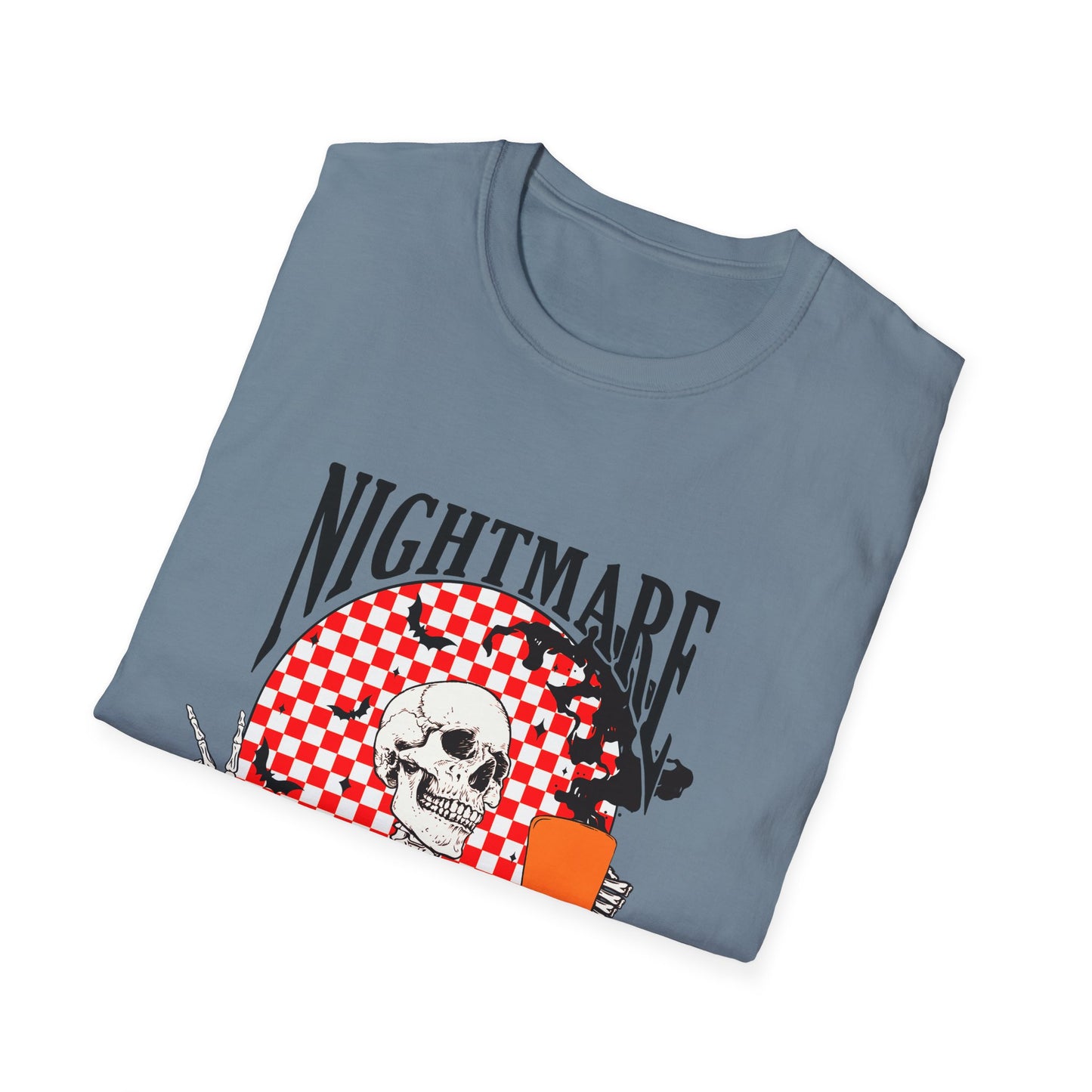 Nightmare Before Coffee Unisex T-Shirt, Halloween Gift, Skeleton Tee, Funny Coffee Shirt, Graphic Tee for Coffee Lovers