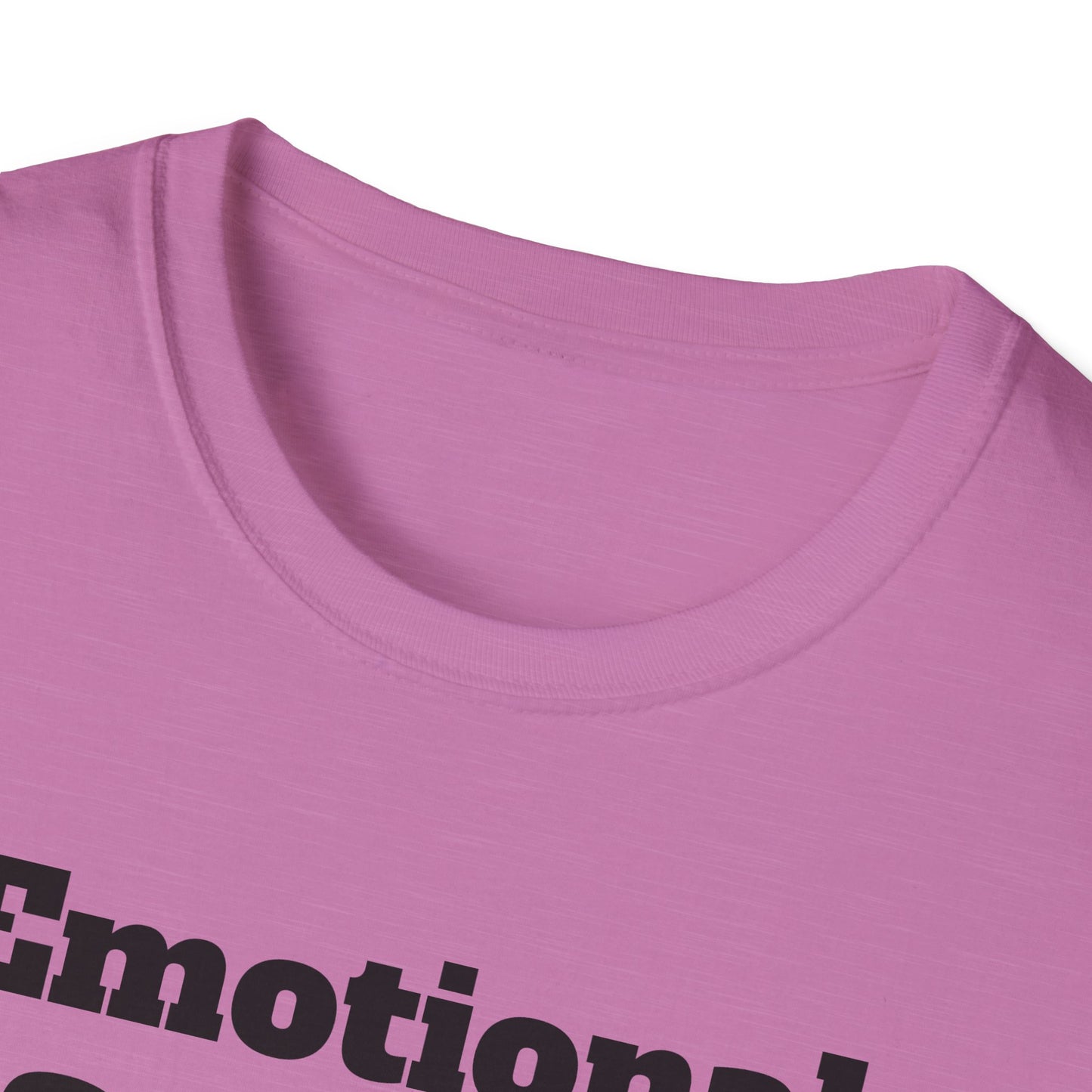 Emotional Support Human T-Shirt, Unisex Funny Tee, Pet Lover Gift, Animal Support Shirt, Casual Wear for Humans, Cute Animal Paw Print