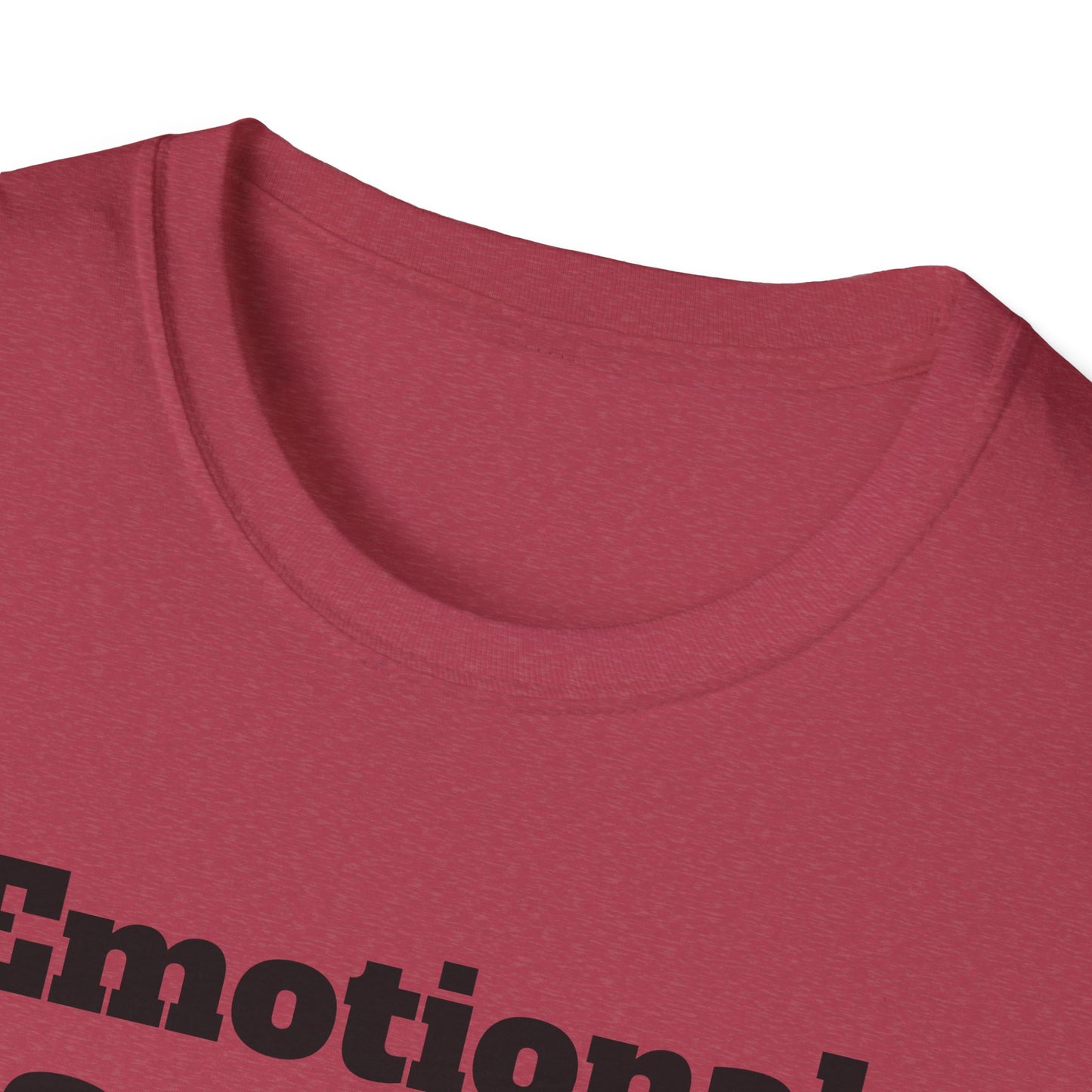 Emotional Support Human T-Shirt, Unisex Funny Tee, Pet Lover Gift, Animal Support Shirt, Casual Wear for Humans, Cute Animal Paw Print