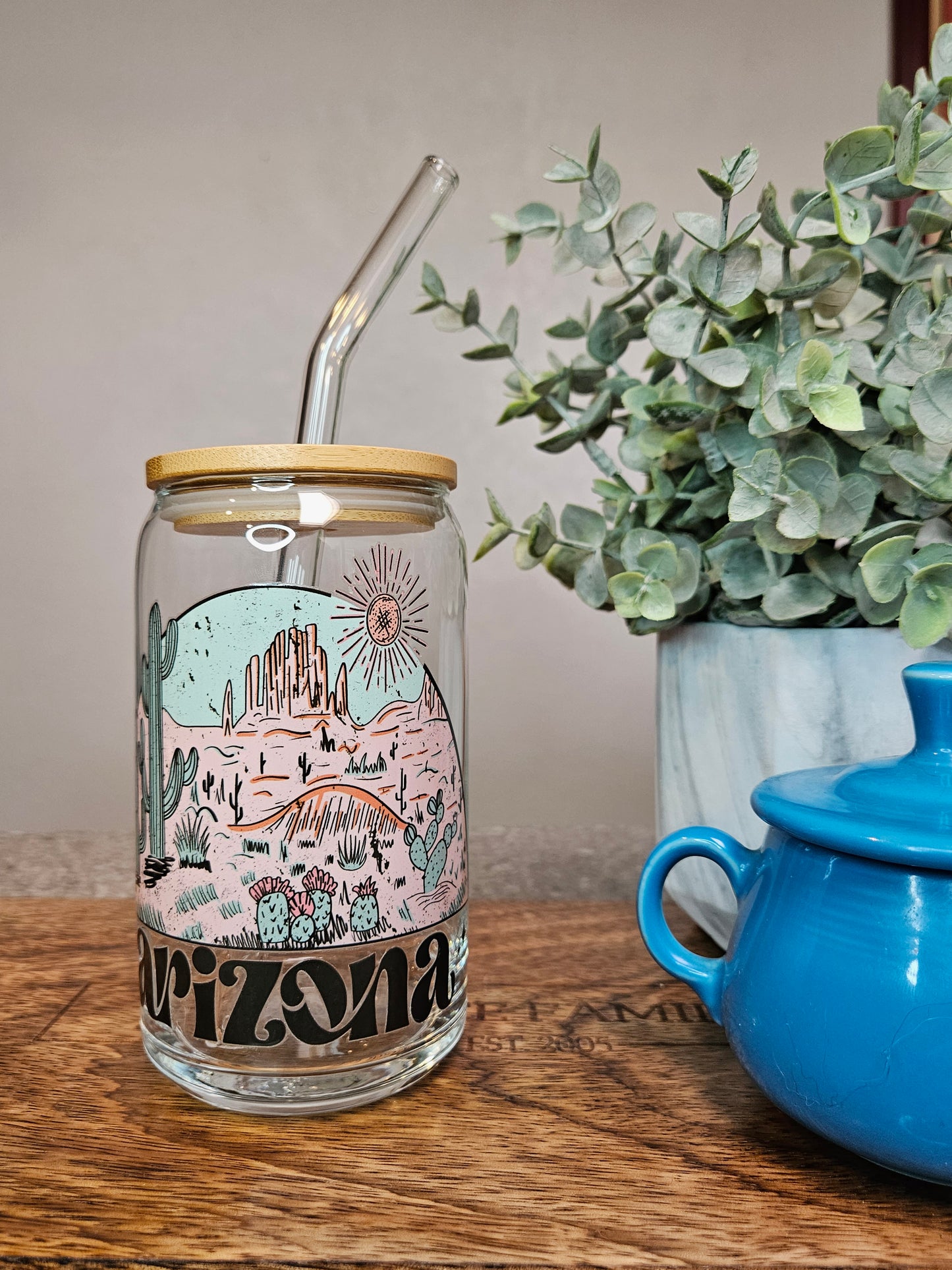 Arizona Glass Cup - Desert Blossom Gifts