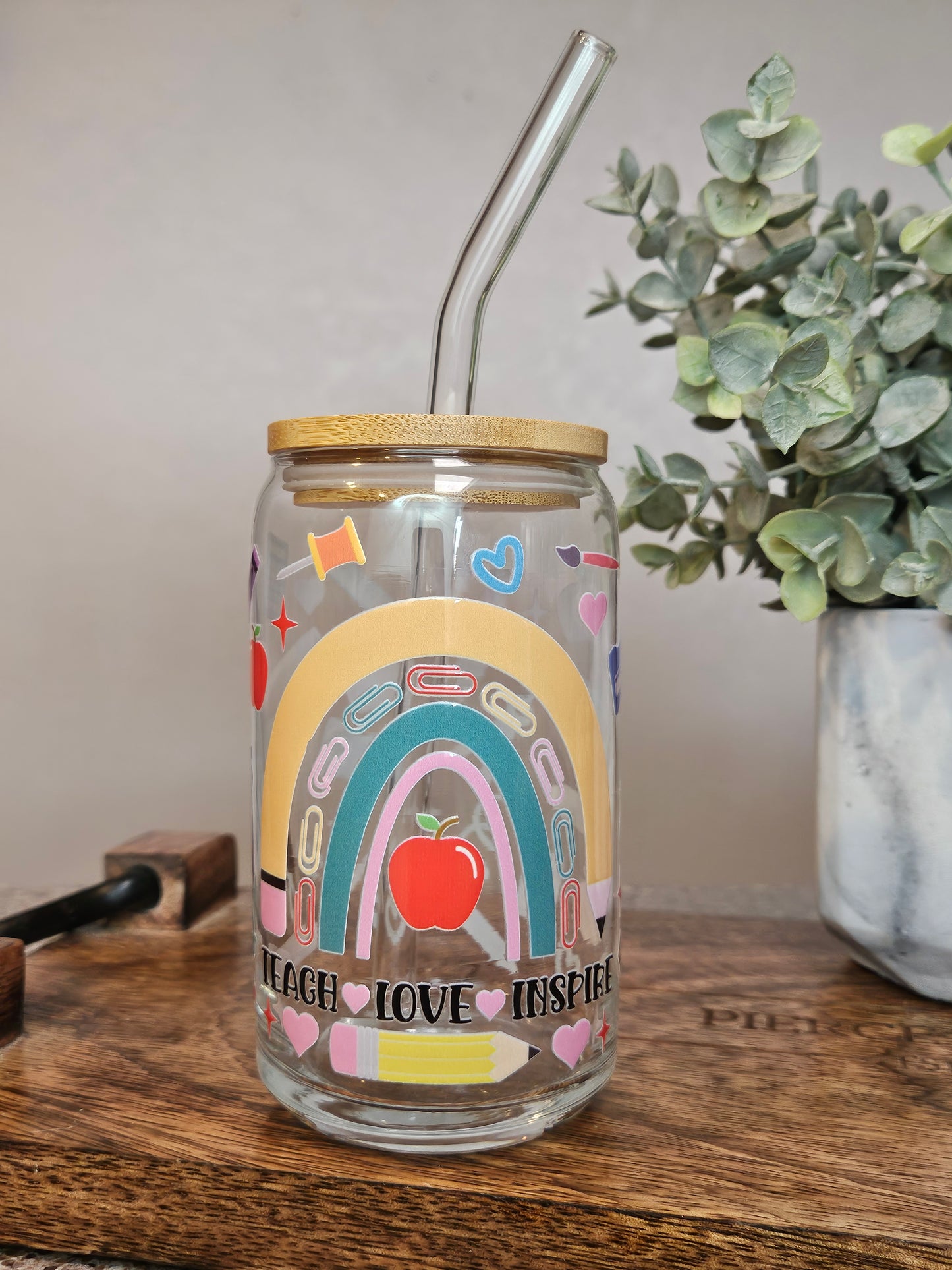 Teacher Glass Cup - Desert Blossom Gifts