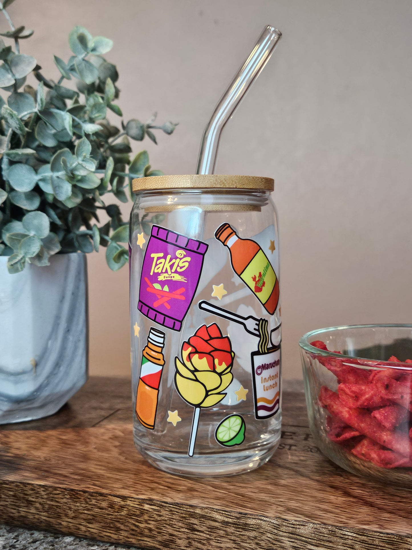 Takis Glass Cup - Desert Blossom Gifts