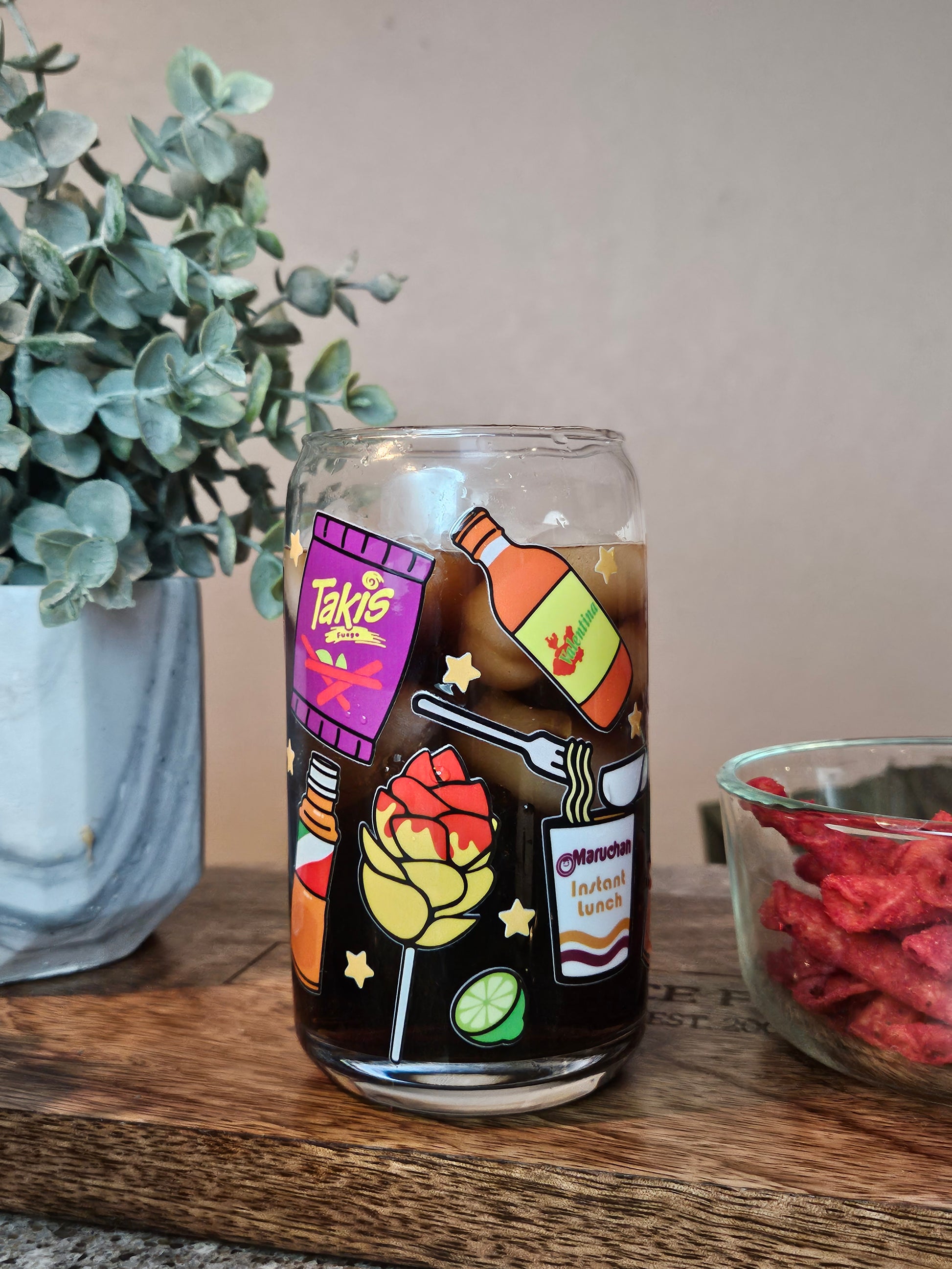 Takis Glass Cup - Desert Blossom Gifts