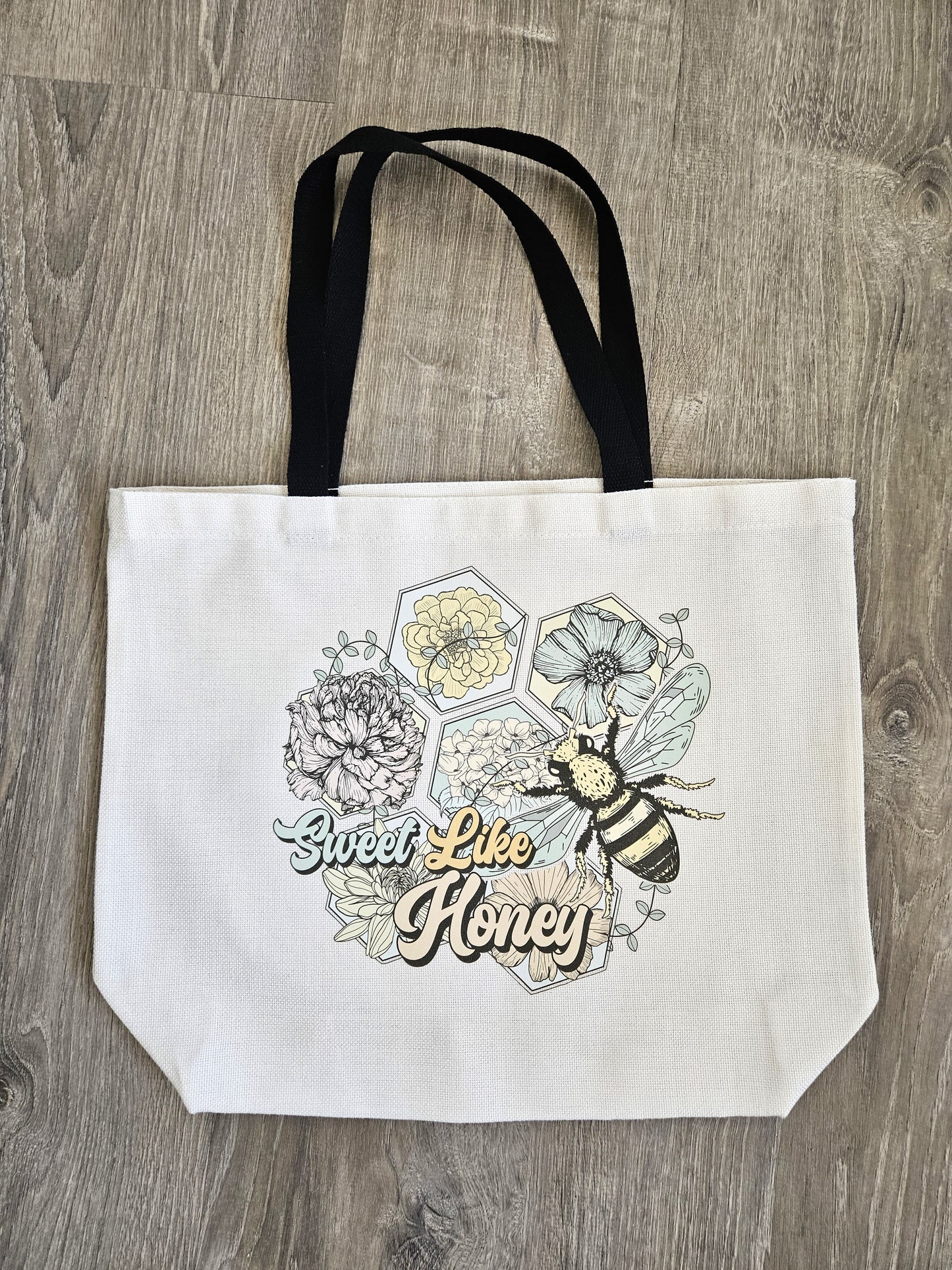 Sweet Like Honey Canvas Bag - Desert Blossom Gifts