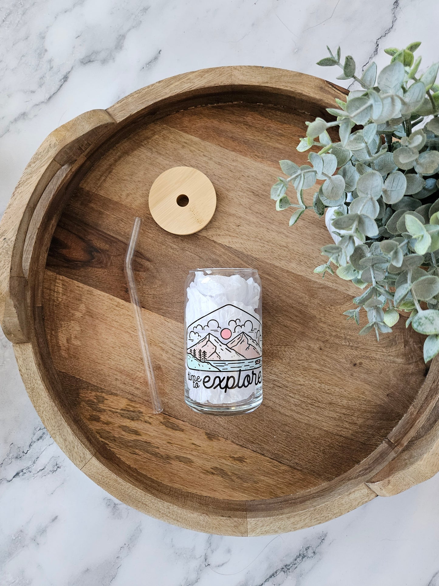 Explore Glass Cup - Desert Blossom Gifts