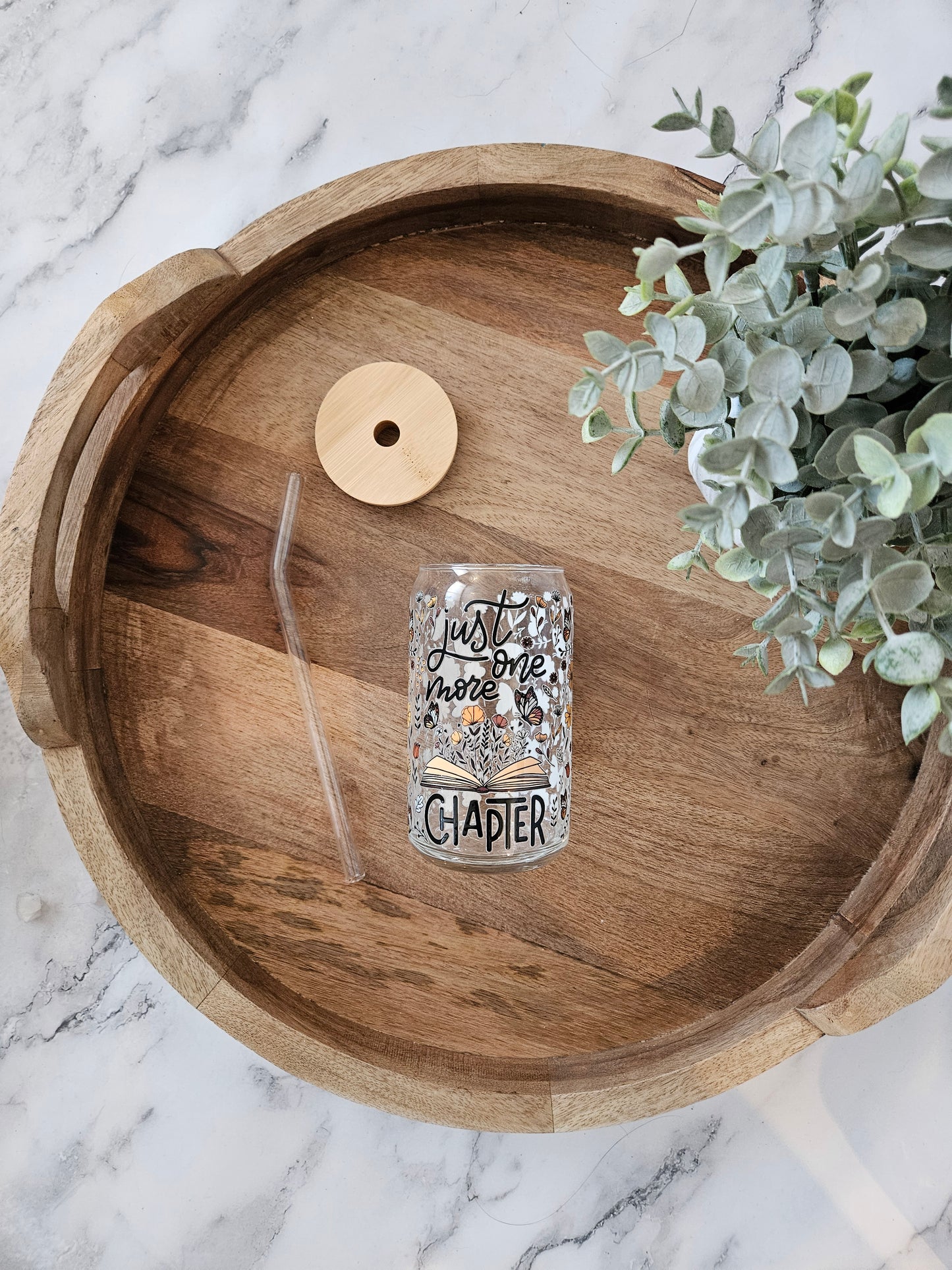 Just One More Chapter Glass Cup - Desert Blossom Gifts