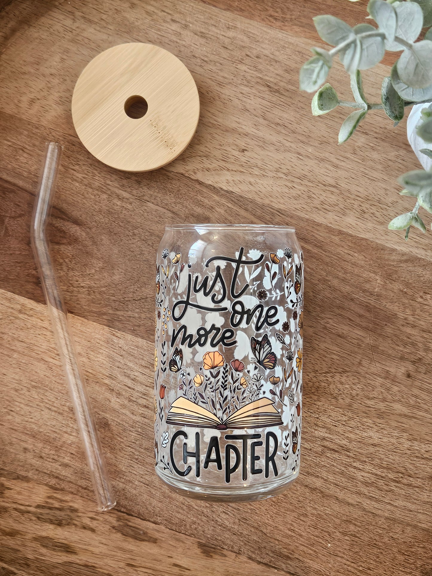 Just One More Chapter Glass Cup - Desert Blossom Gifts