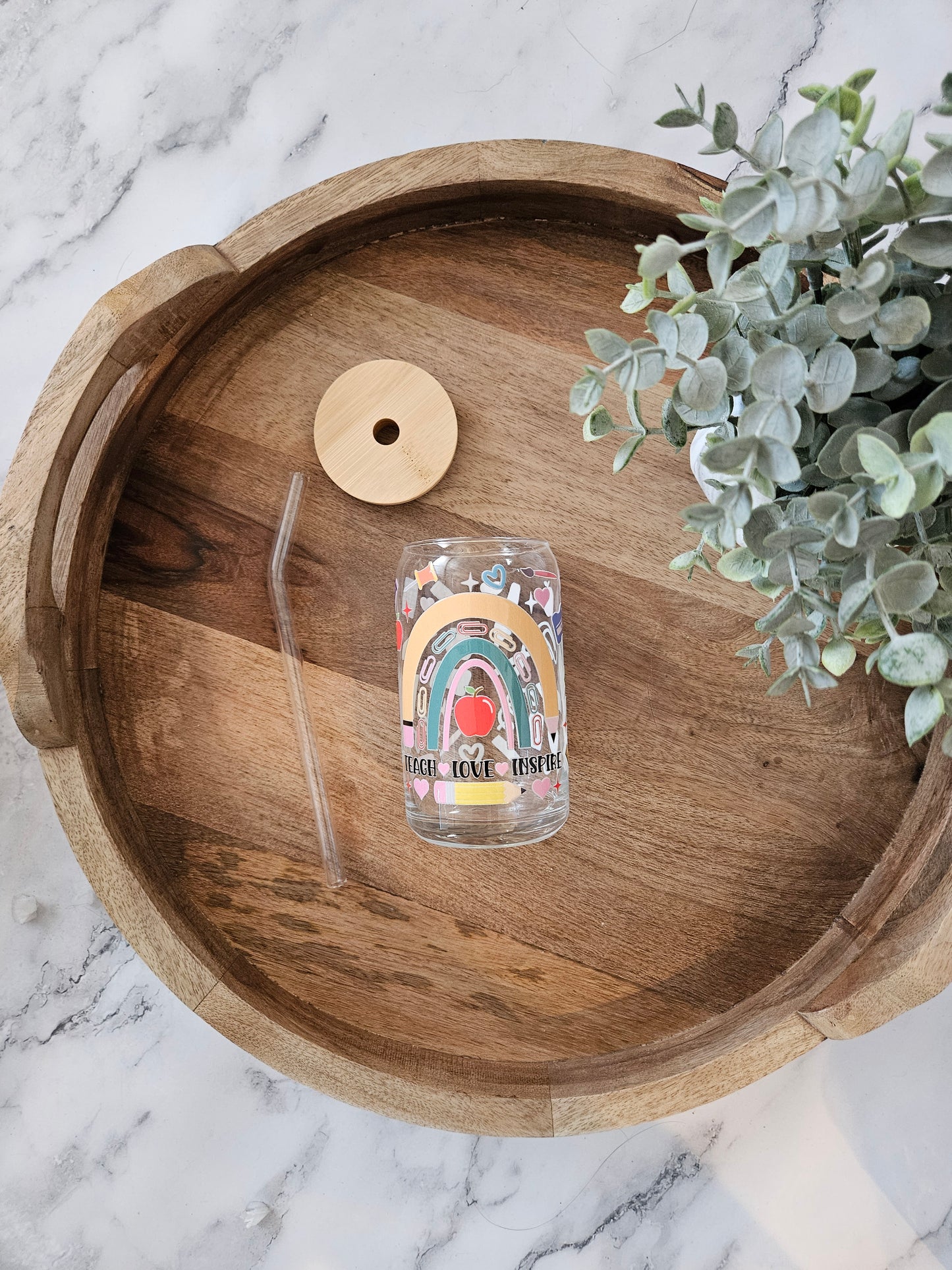 Teacher Glass Cup - Desert Blossom Gifts