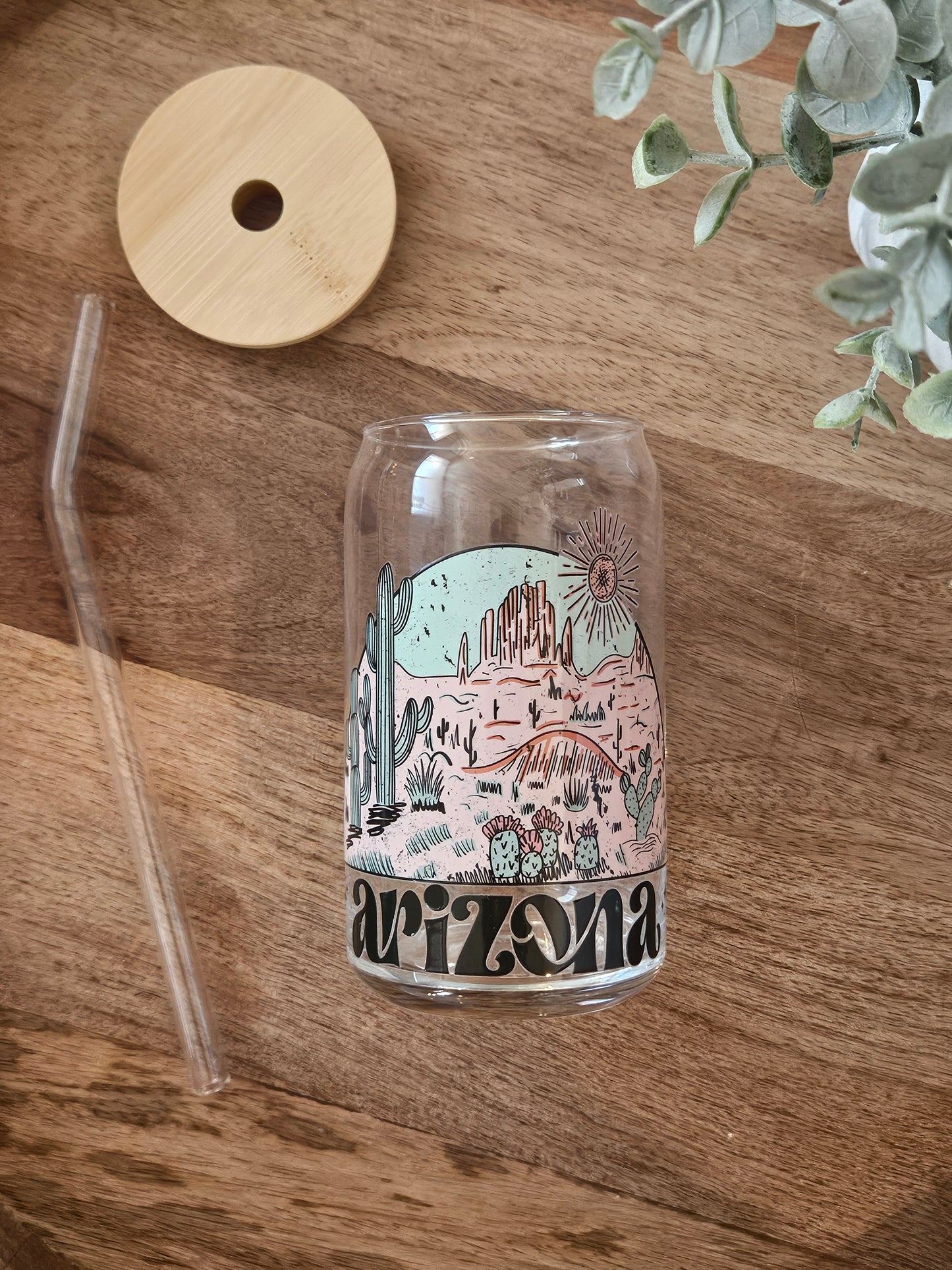 Arizona Glass Cup - Desert Blossom Gifts