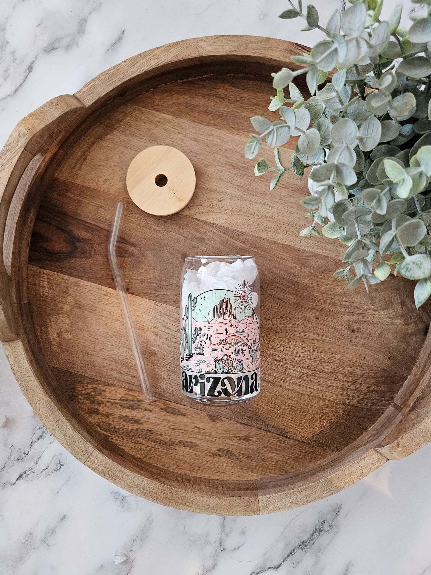 Arizona Glass Cup - Desert Blossom Gifts