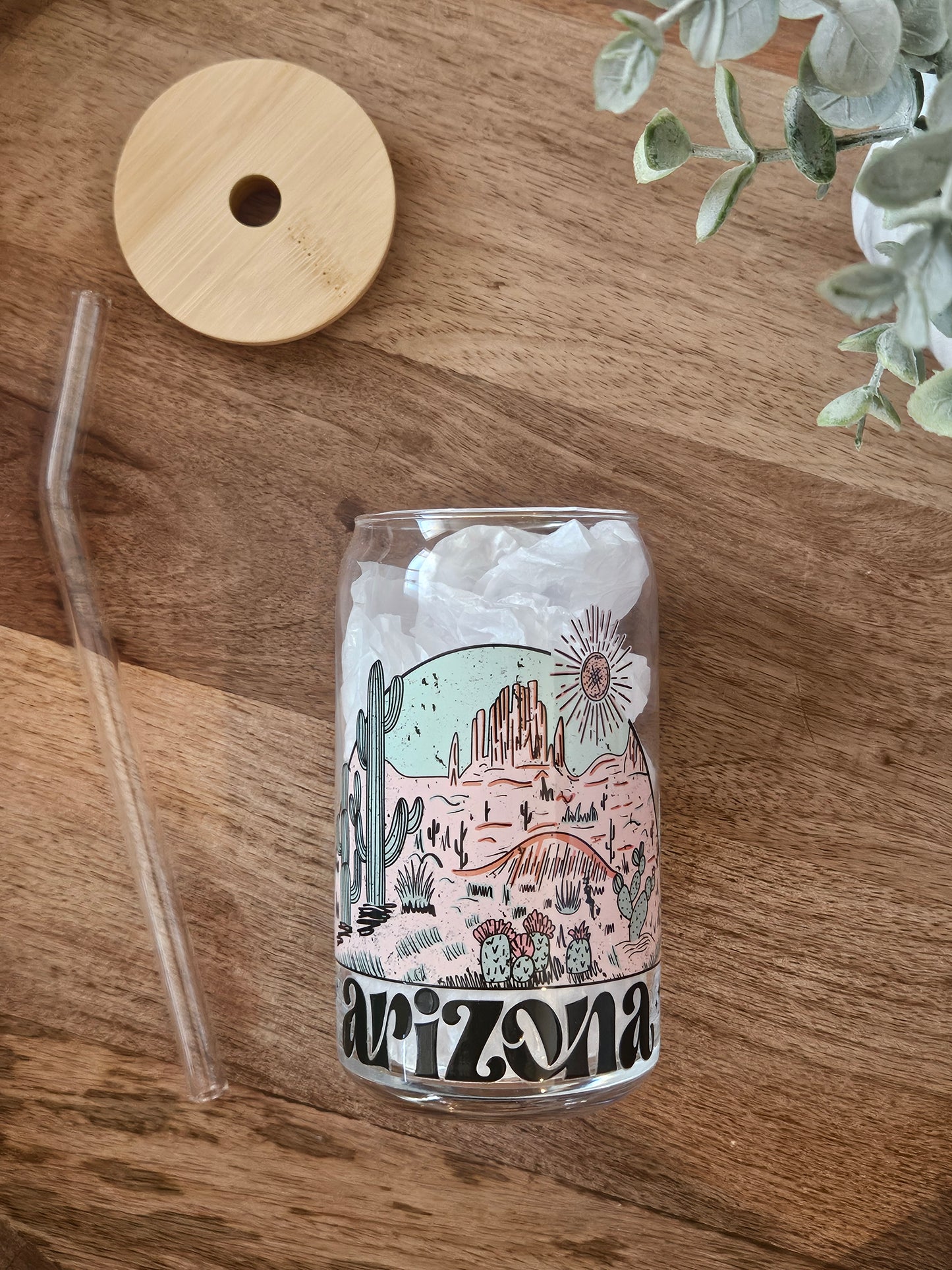 Arizona Glass Cup - Desert Blossom Gifts