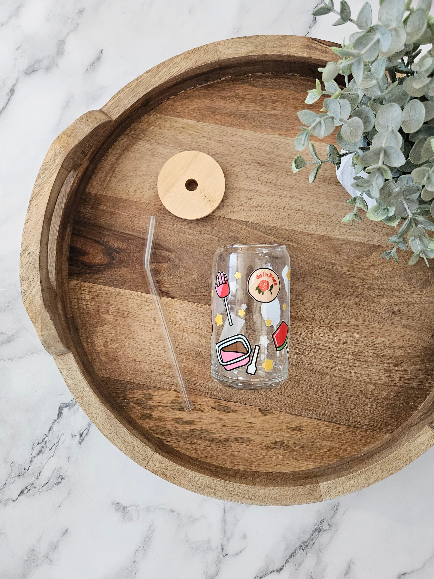 Mexican Candy Glass Cup - Desert Blossom Gifts