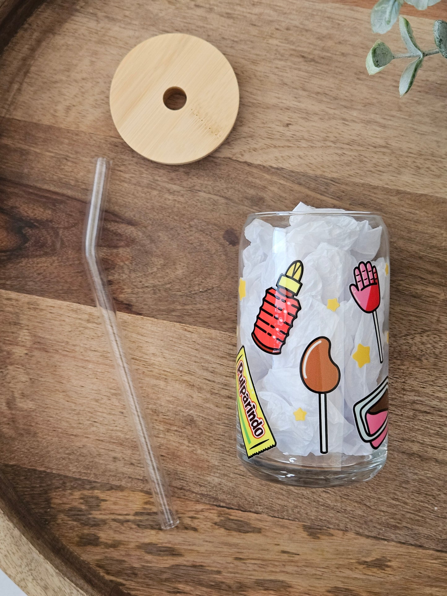 Mexican Candy Glass Cup - Desert Blossom Gifts