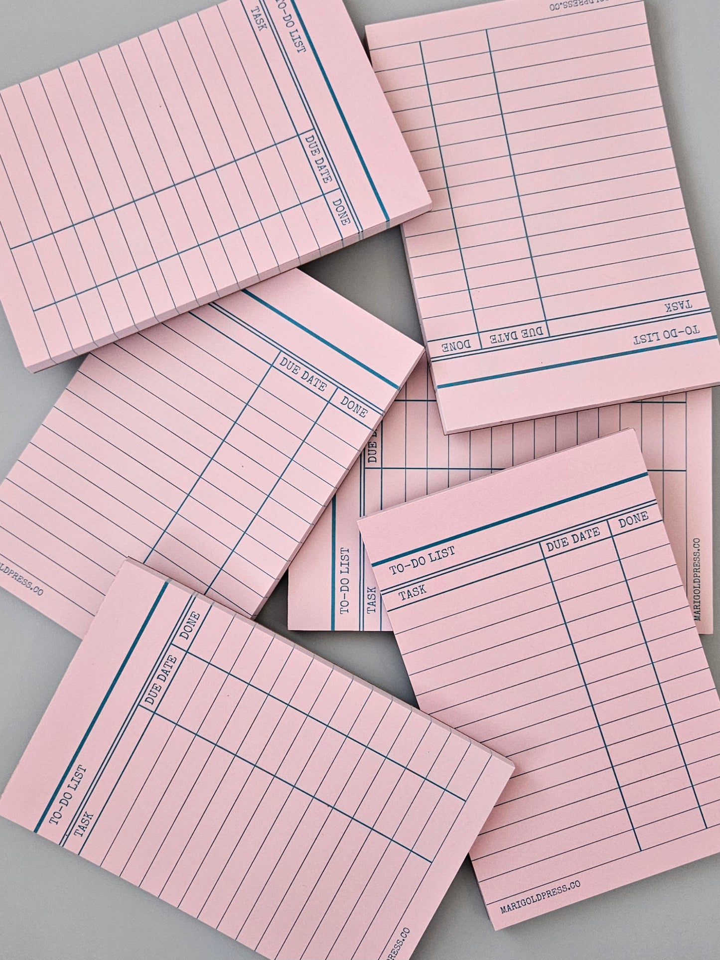 Library Card Notepad - Desert Blossom Gifts