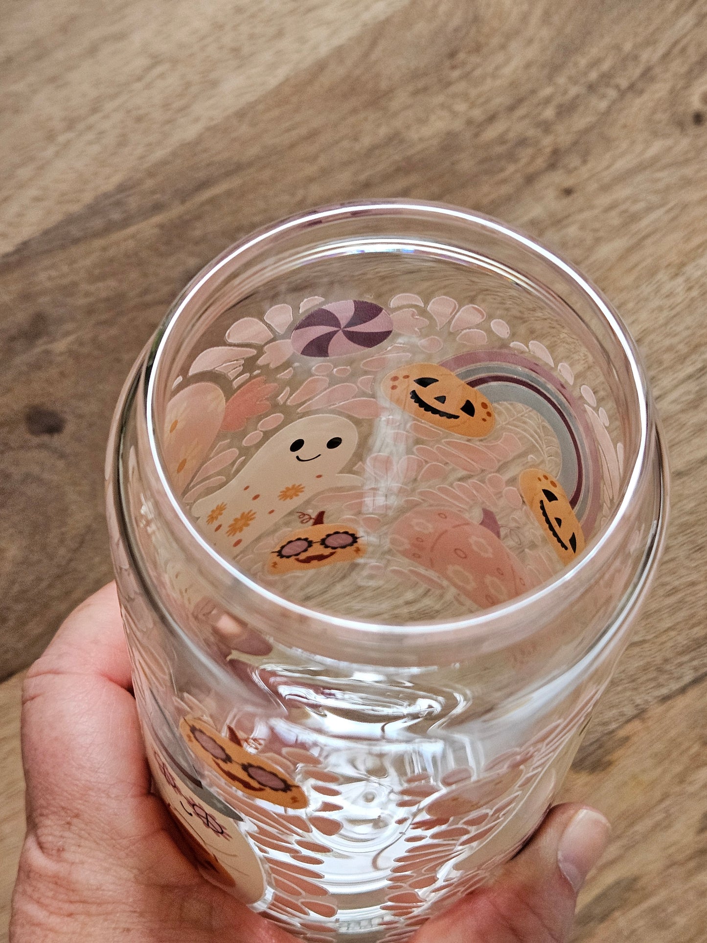 Ghost Talavera Glass Cup - Desert Blossom Gifts