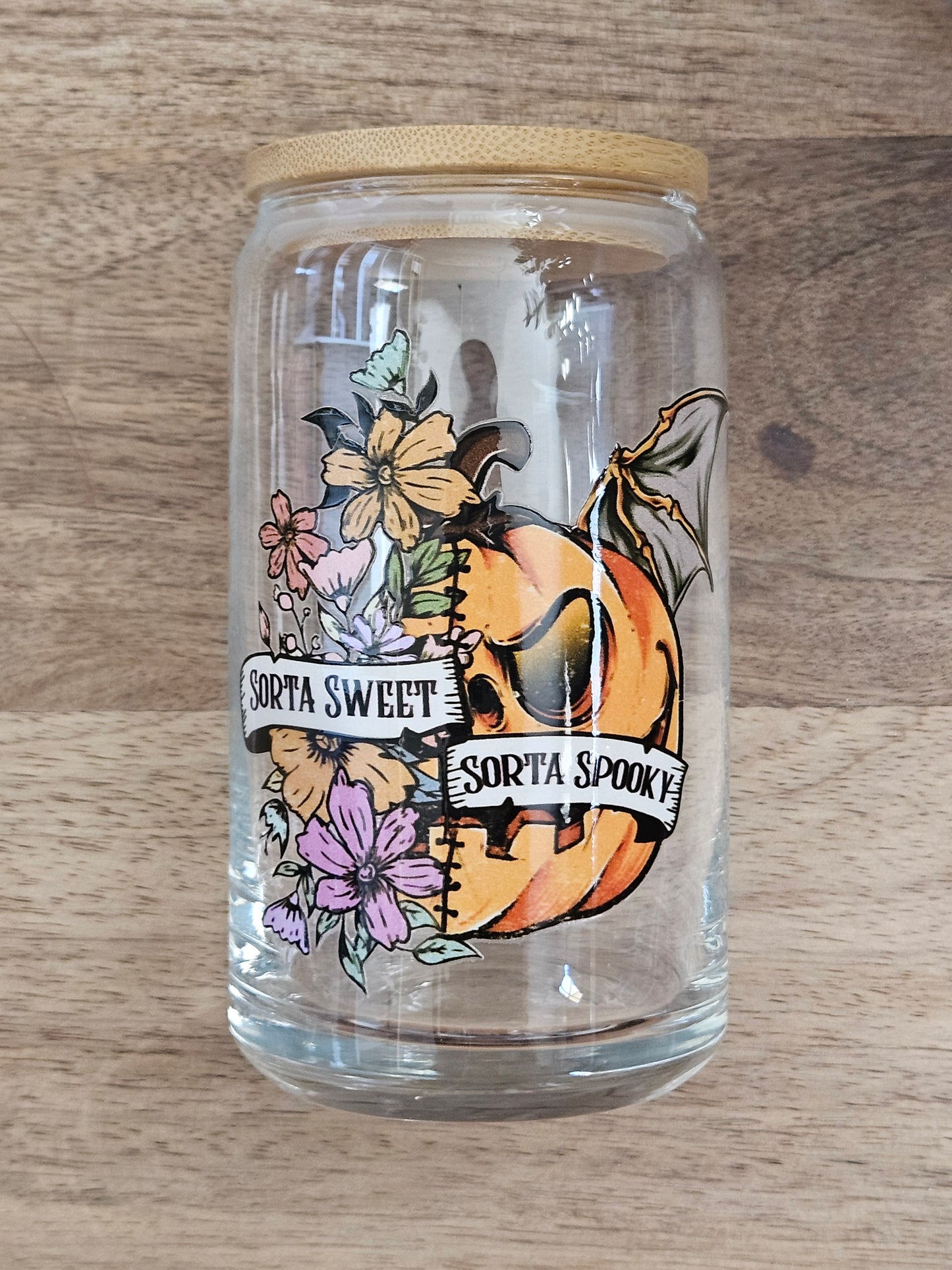 Sorta Sweet, Sorta Spooky Glass Cup - Desert Blossom Gifts