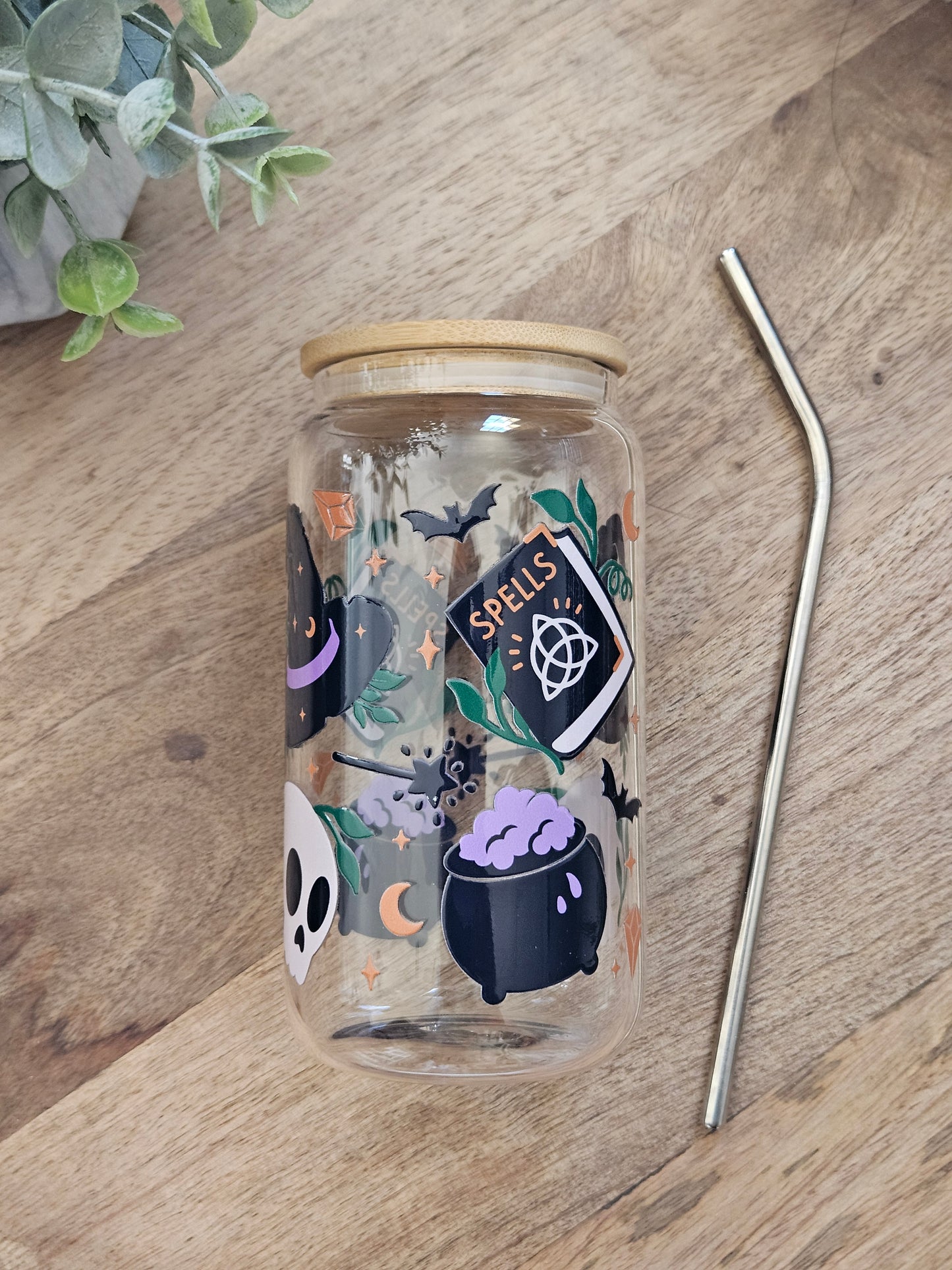 Z Witches Brew Glass Cup - Desert Blossom Gifts