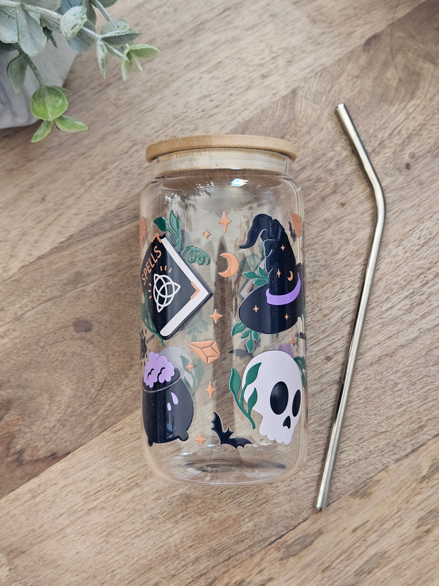 Z Witches Brew Glass Cup - Desert Blossom Gifts