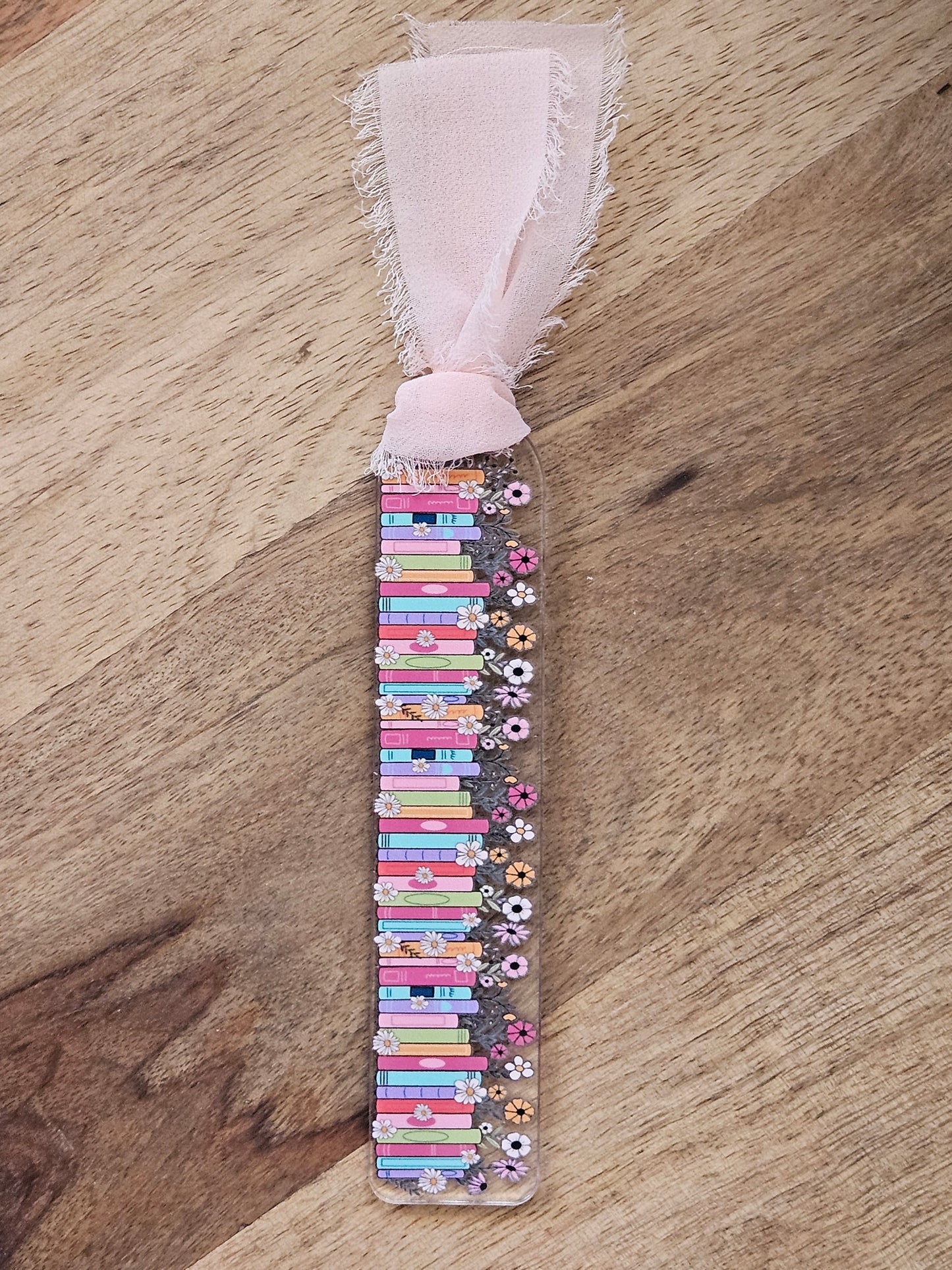 Floral Books Bookmark