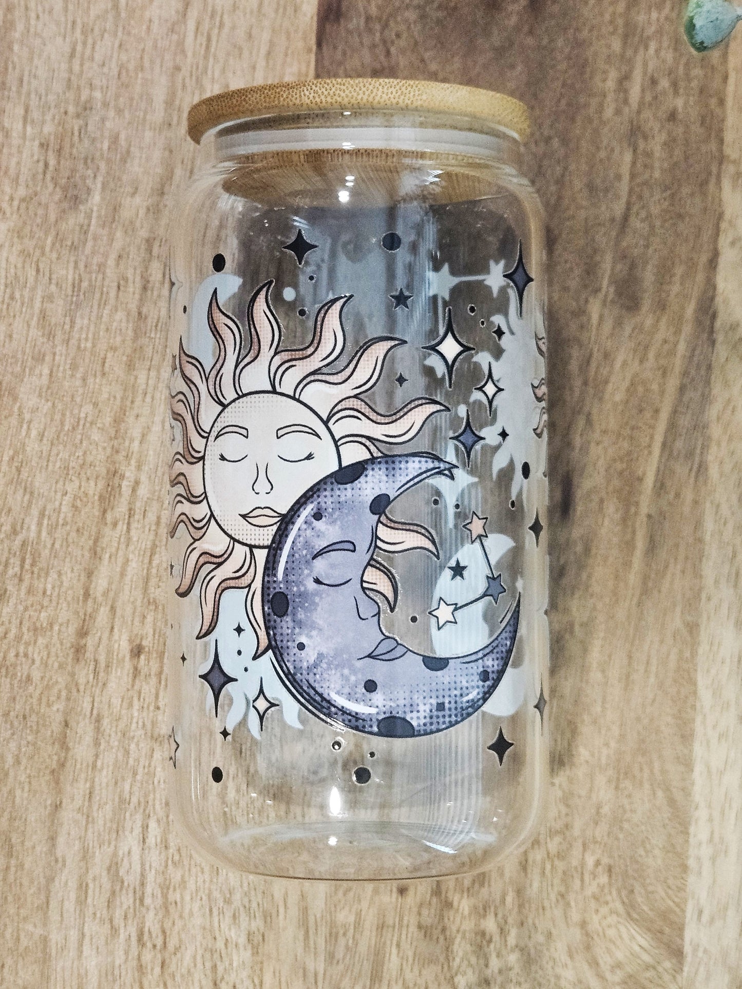 Sun and Moon Glass Cuo - Desert Blossom Gifts