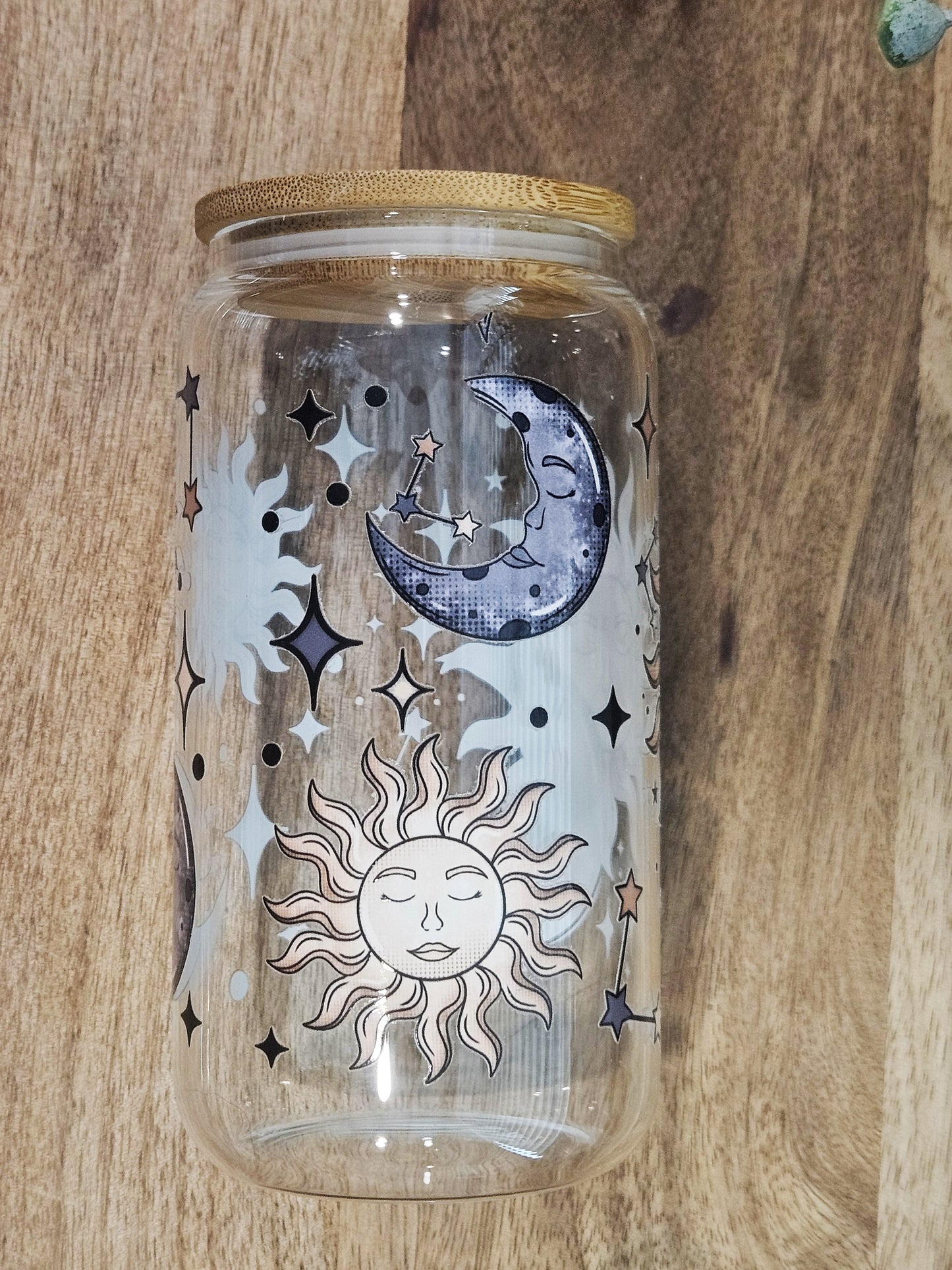 Sun and Moon Glass Cuo - Desert Blossom Gifts