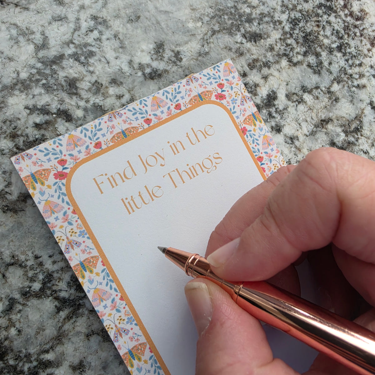 Find Joy Butterfly Notepad