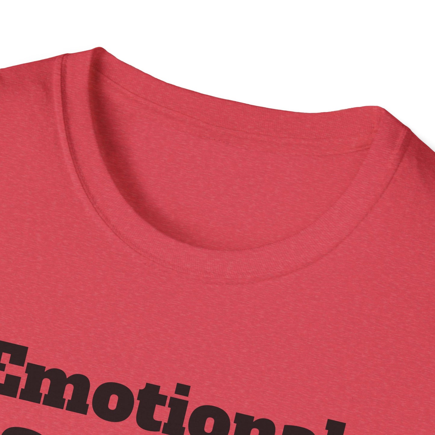 Emotional Support Human T-Shirt, Unisex Funny Tee, Pet Lover Gift, Animal Support Shirt, Casual Wear for Humans, Cute Animal Paw Print