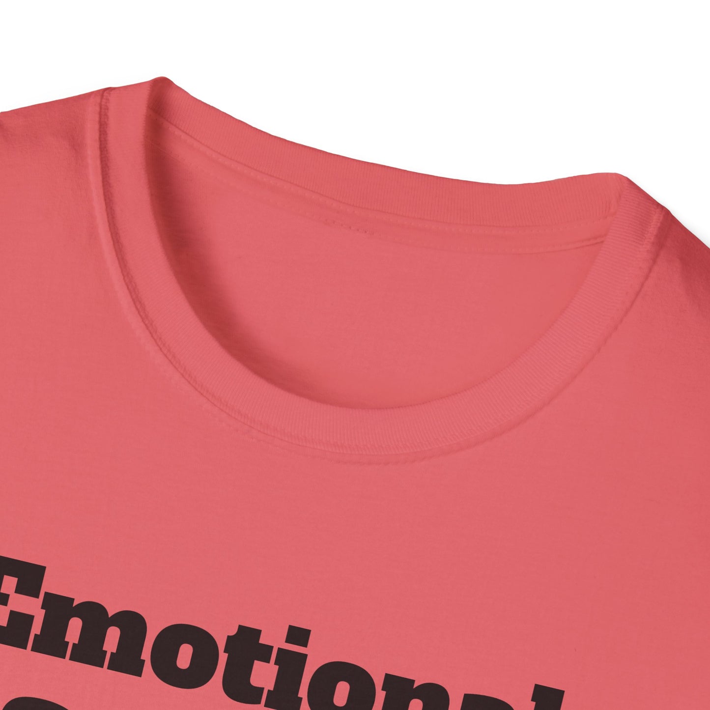 Emotional Support Human T-Shirt, Unisex Funny Tee, Pet Lover Gift, Animal Support Shirt, Casual Wear for Humans, Cute Animal Paw Print