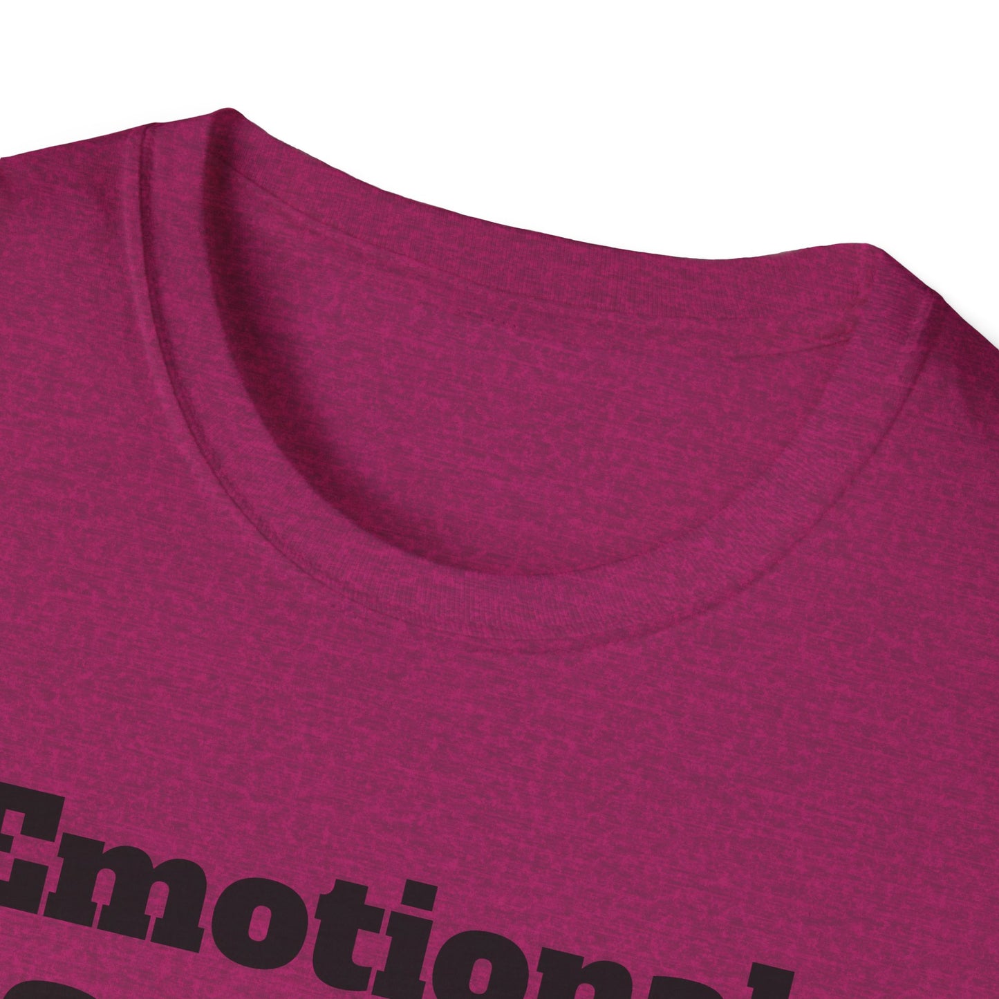 Emotional Support Human T-Shirt, Unisex Funny Tee, Pet Lover Gift, Animal Support Shirt, Casual Wear for Humans, Cute Animal Paw Print