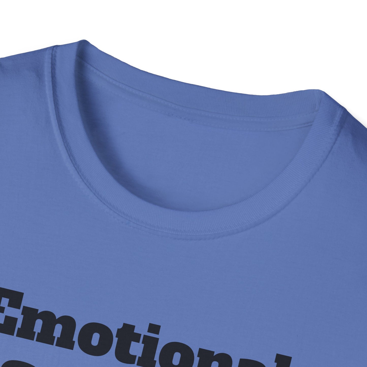 Emotional Support Human T-Shirt, Unisex Funny Tee, Pet Lover Gift, Animal Support Shirt, Casual Wear for Humans, Cute Animal Paw Print