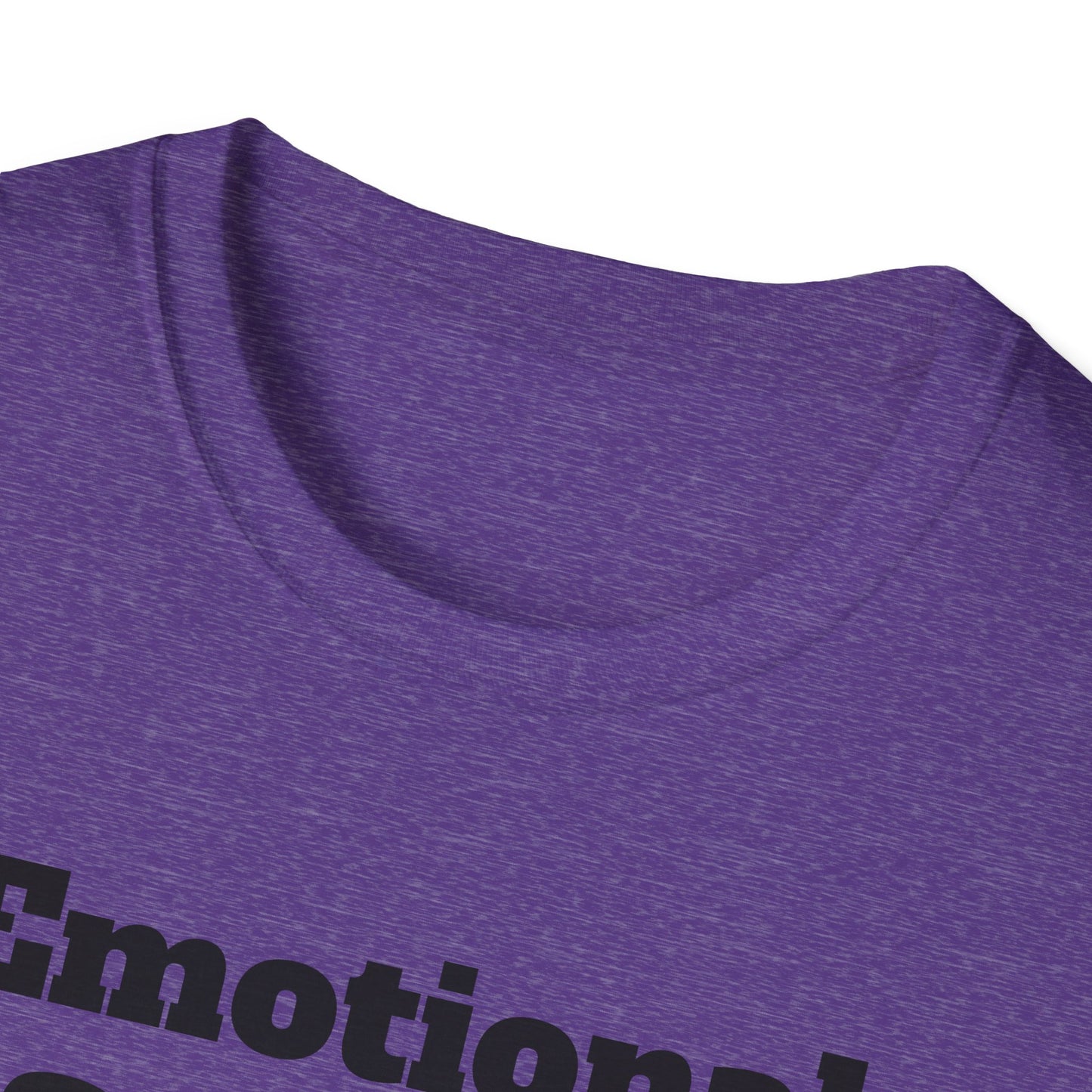 Emotional Support Human T-Shirt, Unisex Funny Tee, Pet Lover Gift, Animal Support Shirt, Casual Wear for Humans, Cute Animal Paw Print