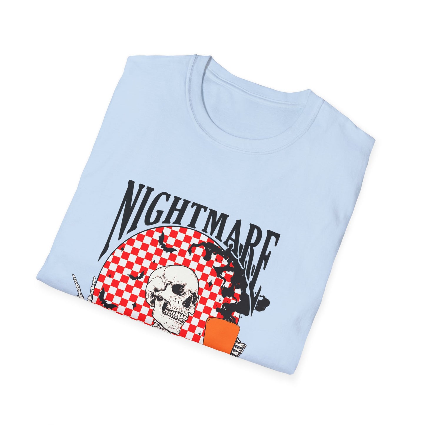 Nightmare Before Coffee Unisex T-Shirt, Halloween Gift, Skeleton Tee, Funny Coffee Shirt, Graphic Tee for Coffee Lovers