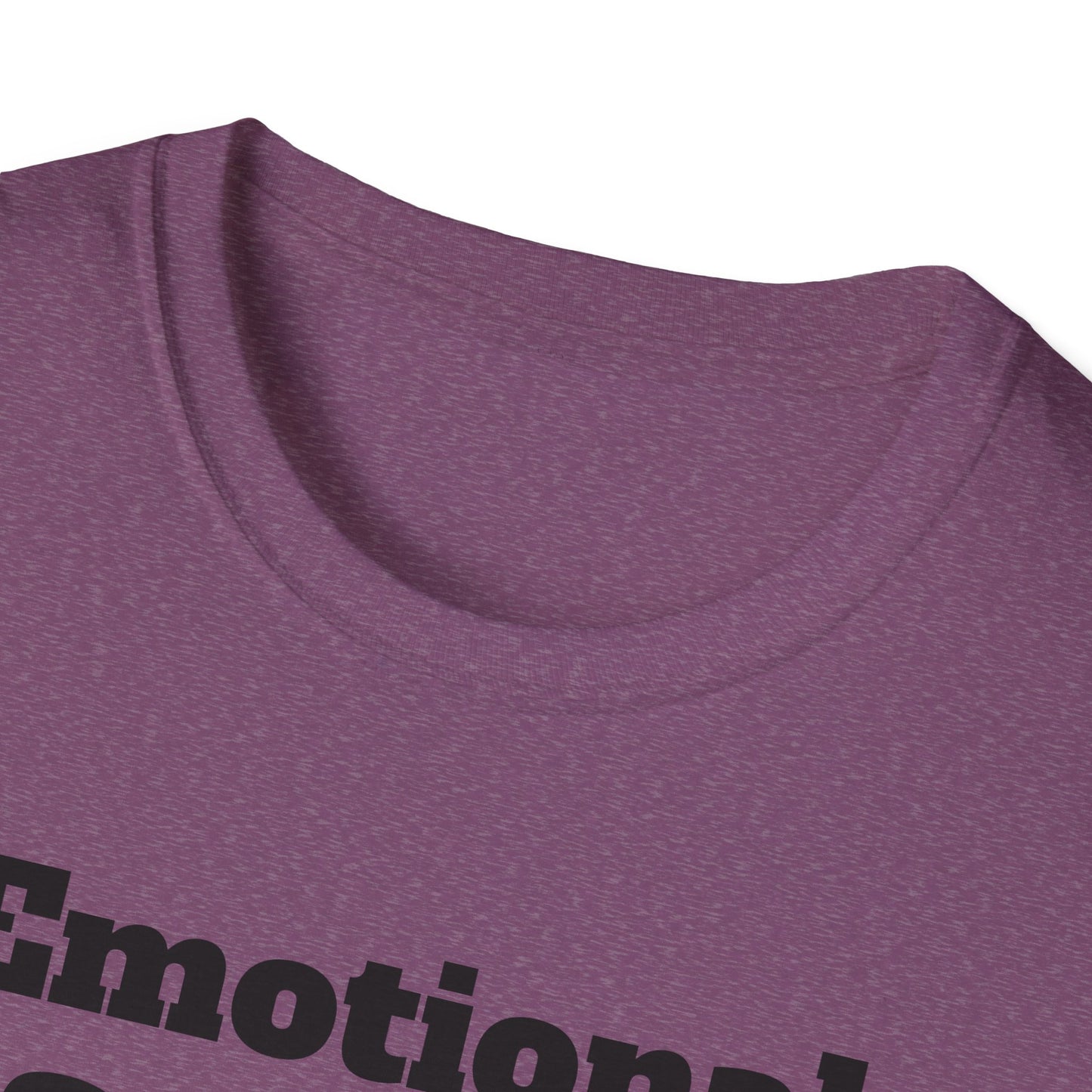 Emotional Support Human T-Shirt, Unisex Funny Tee, Pet Lover Gift, Animal Support Shirt, Casual Wear for Humans, Cute Animal Paw Print