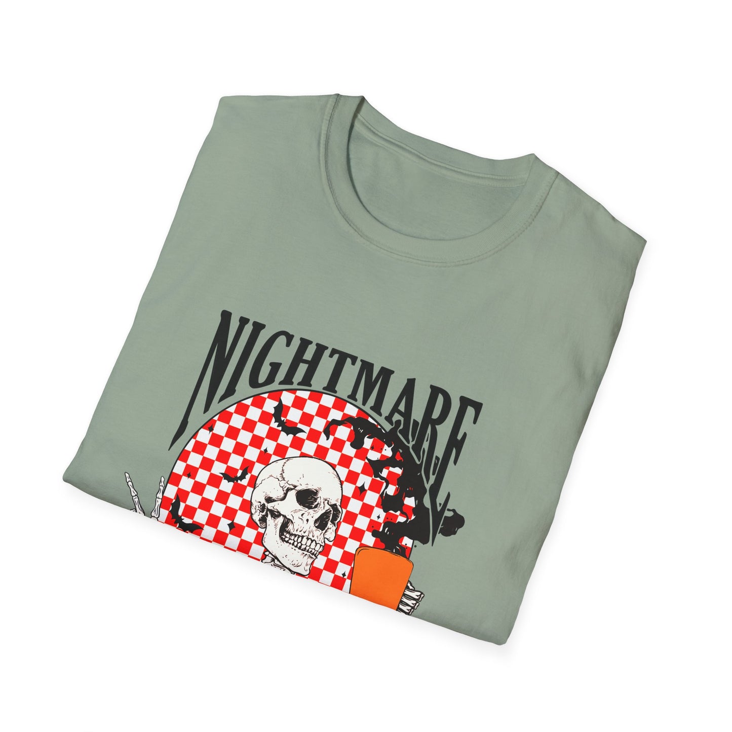 Nightmare Before Coffee Unisex T-Shirt, Halloween Gift, Skeleton Tee, Funny Coffee Shirt, Graphic Tee for Coffee Lovers