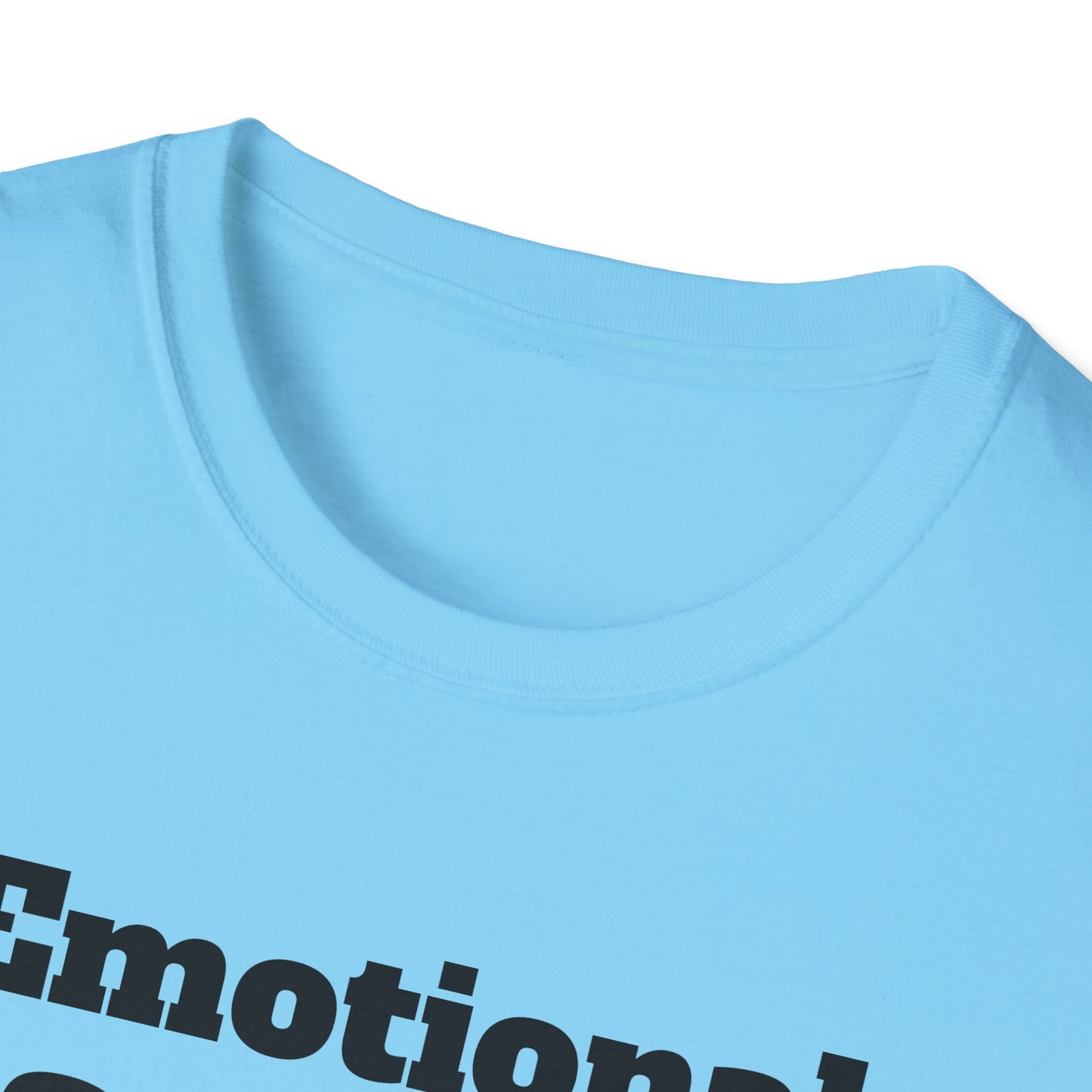 Emotional Support Human T-Shirt, Unisex Funny Tee, Pet Lover Gift, Animal Support Shirt, Casual Wear for Humans, Cute Animal Paw Print