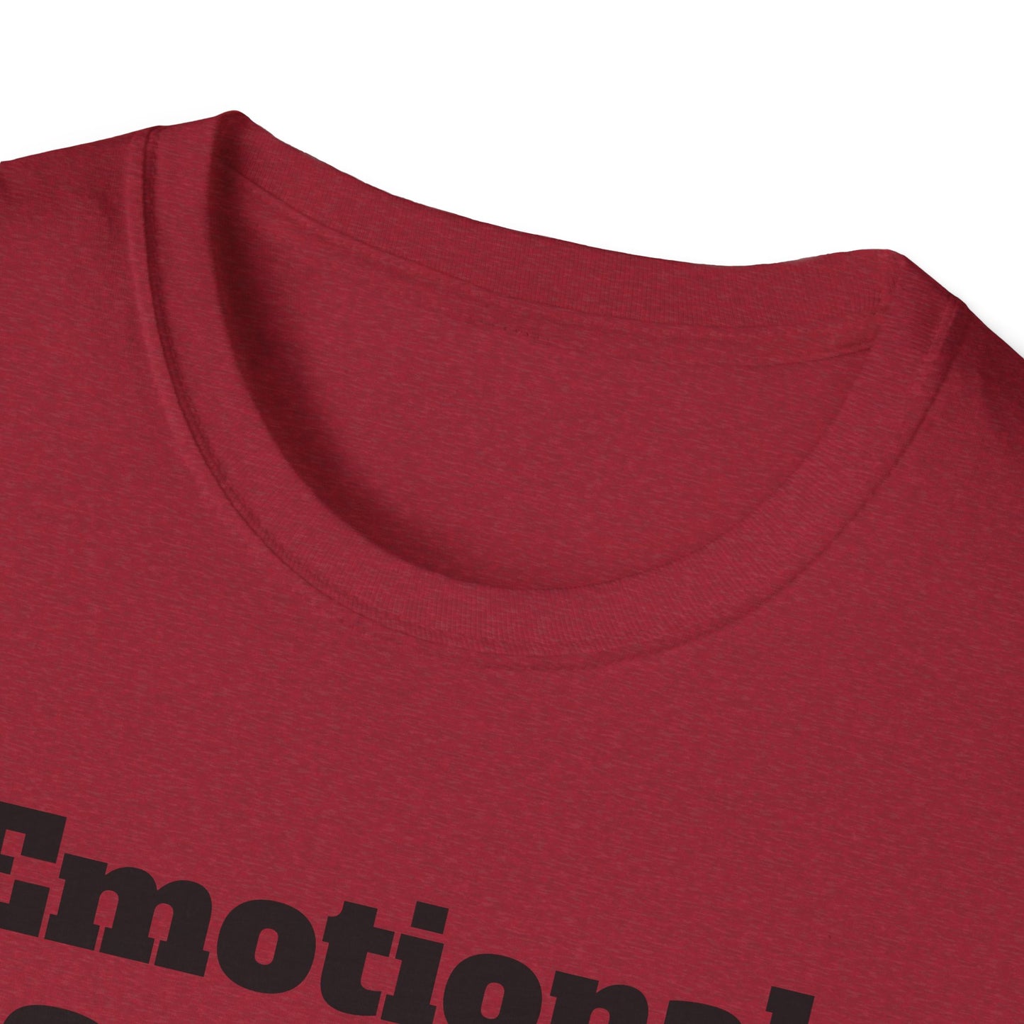 Emotional Support Human T-Shirt, Unisex Funny Tee, Pet Lover Gift, Animal Support Shirt, Casual Wear for Humans, Cute Animal Paw Print