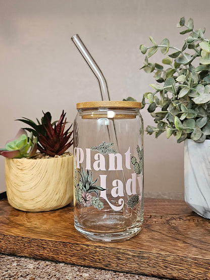 Plant Lady Glass Cup - Desert Blossom Gifts