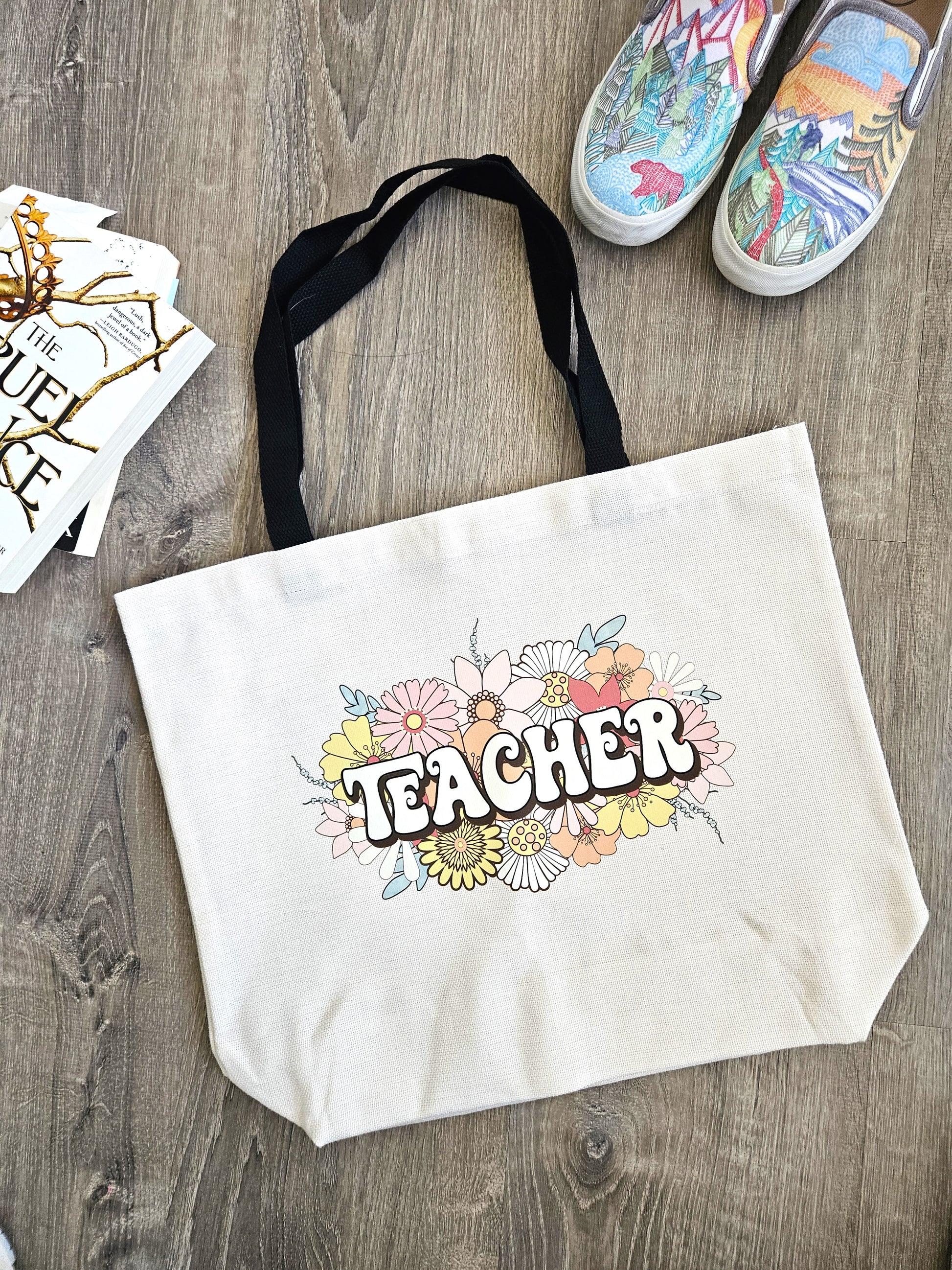 Teacher Canvas Bag - Desert Blossom Gifts