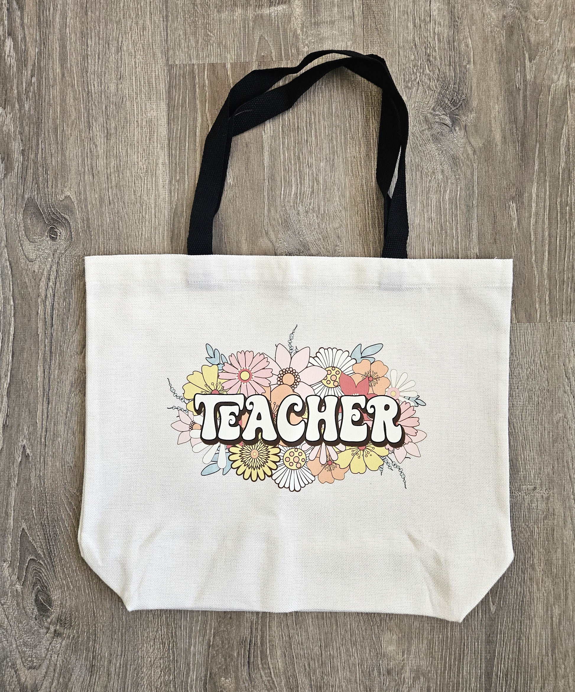 Teacher Canvas Bag - Desert Blossom Gifts