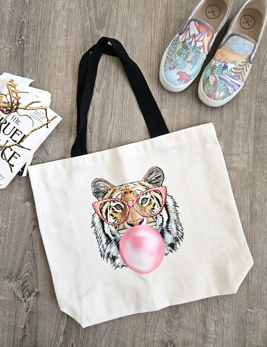 Bubble Gum Tiger Canvas Bag - Desert Blossom Gifts