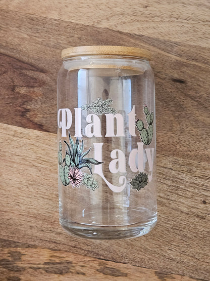 Plant Lady Glass Cup - Desert Blossom Gifts