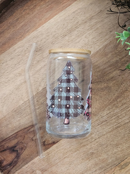 Christmas Tree Glass Cup